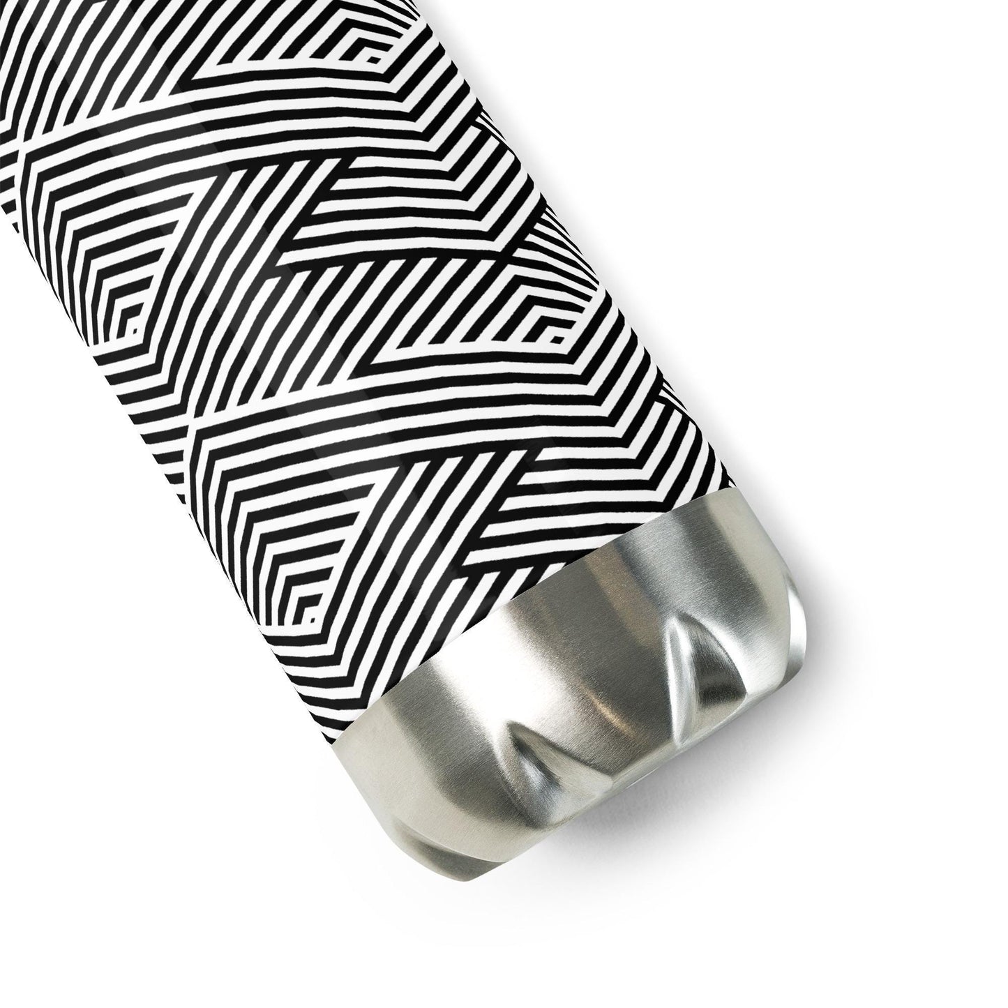 Bouteille en Inox - Gourde Étanche Isotherme en Acier Inoxydable – Design Graphique - Durable – Bureau, Sport, Camping Randonnée cadeau