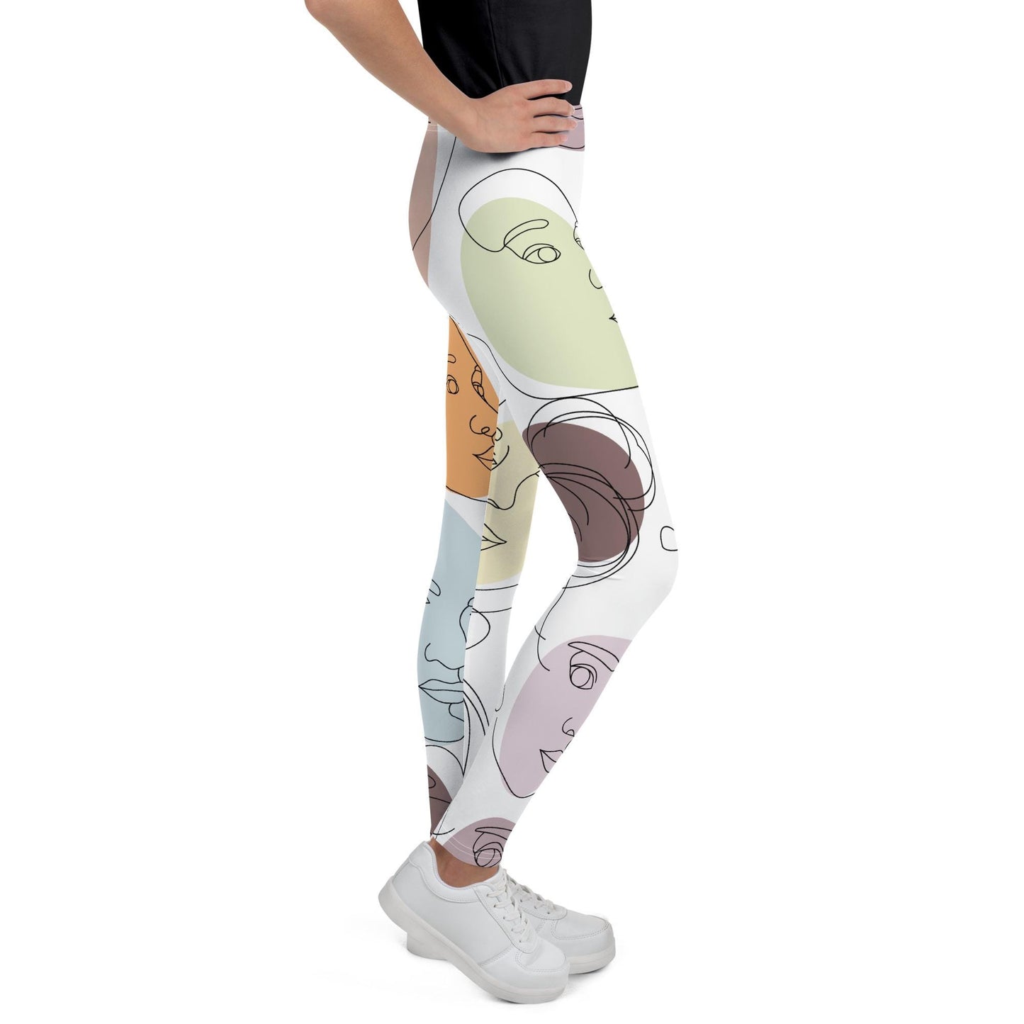 Leggings pour fille ado – pantalon de sport confortable et stretch pour yoga, gym et danse, sport, ballet, école, cadeau - legging