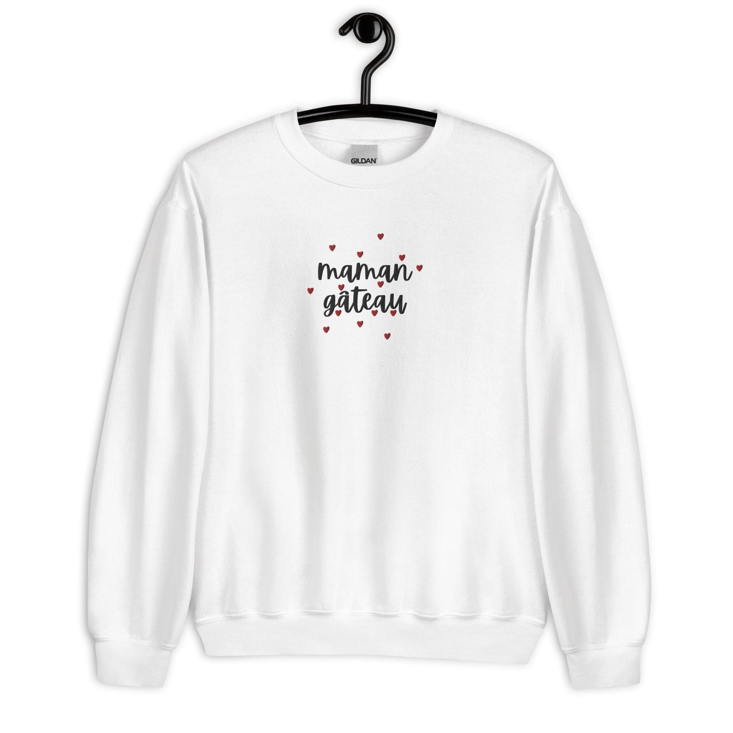 Sweat Minimaliste pour Femme à Col Rond en Coton - Pull Personnalisable, doux, coupe classique, confortable tendance - cadeau d'anniversaire