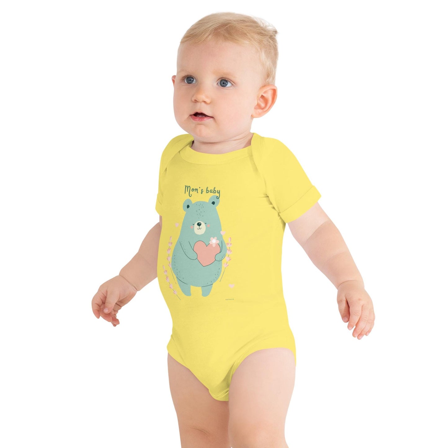 Body Bébé Unisexe 100 % Coton Doux - Manches Courtes et boutons-pression - Personnalisable – Confort et Style pour les Tout-Petits, cadeau