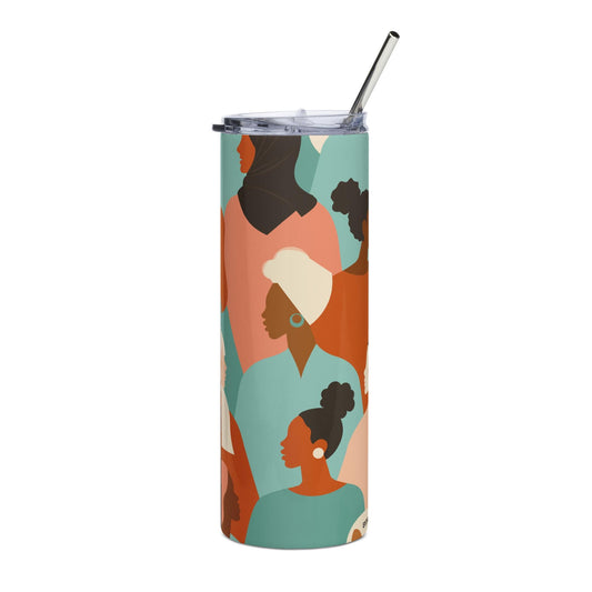 Mug isotherme inox - Gobelet en Acier Inoxydable – Design des Silhouettes Feminines, des Femmes - Mug de Voyage Durable, Étanche - Boissons