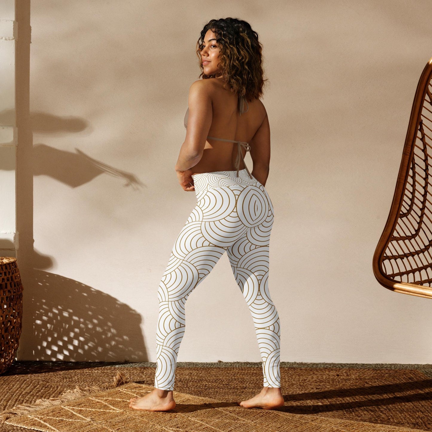Legging de Yoga pour Femme – Legging Sport, Fitness - Pantalon Stretch, Confortable, Séchage Rapide - Méditation, Cadeau, Gymnastique