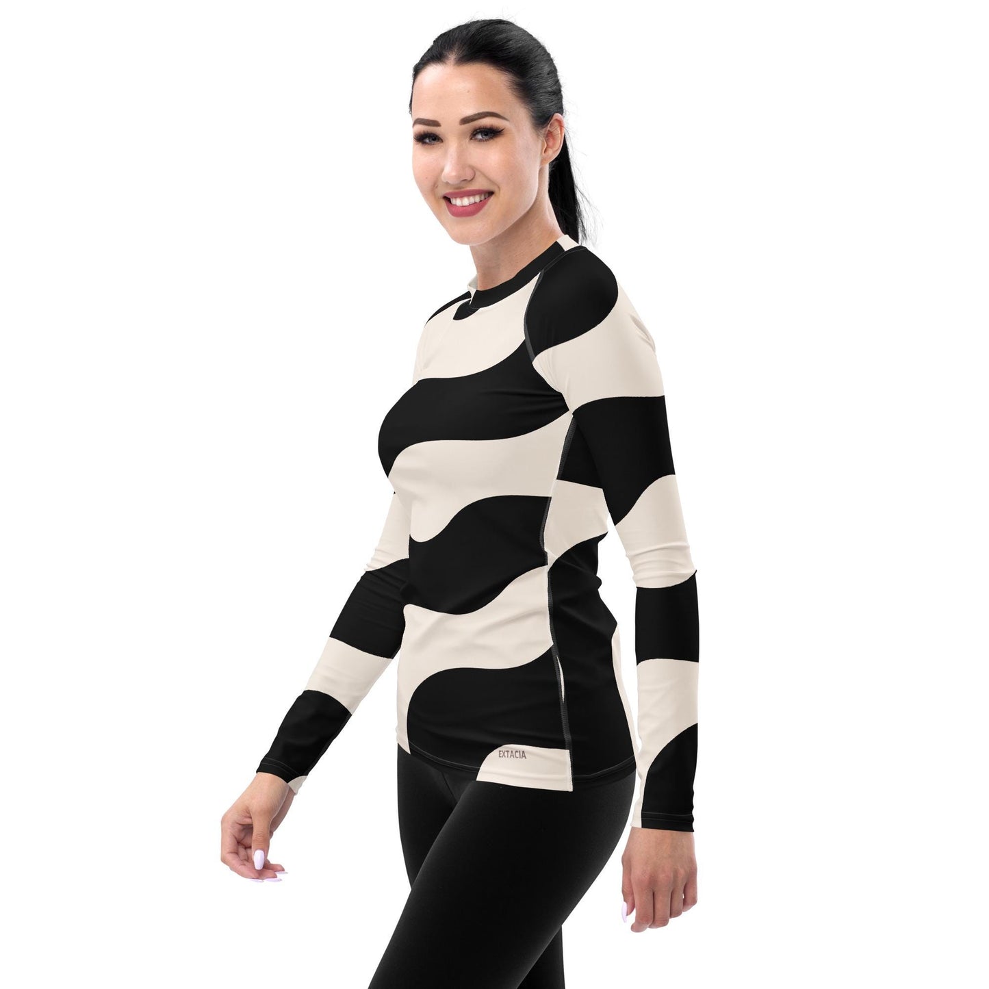 Rash Guard pour Femme – T-shirt de Compression Anti-UV, Séchage Rapide, Sport, Natation, Fitness, Surf, gymnastique, cadeau d'anniversaire