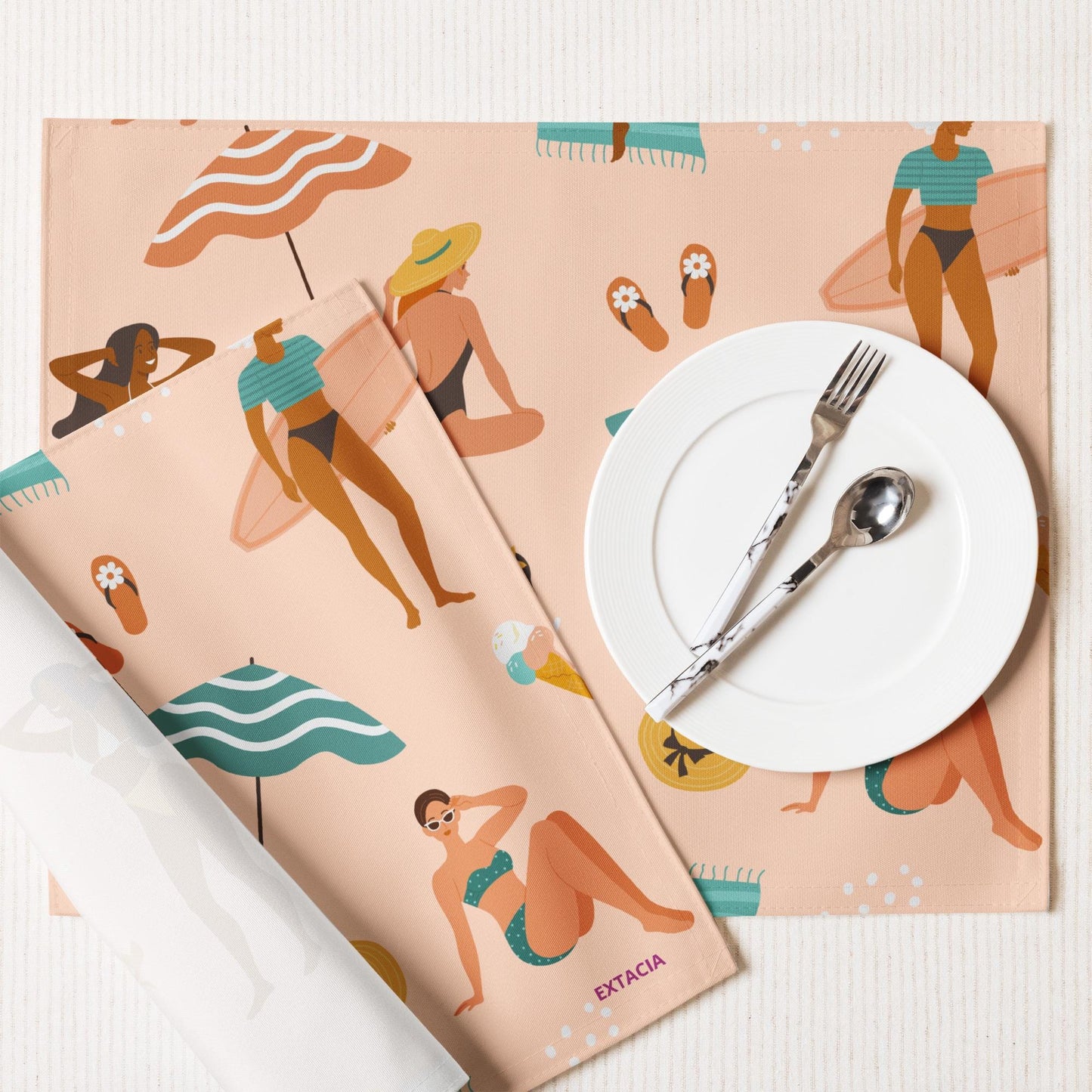 Ensemble de 4 Sets de Table – Lot de 4, Design, Élégants et Résistants - Décoration de Table et Protection, art de la table, cuisine moderne