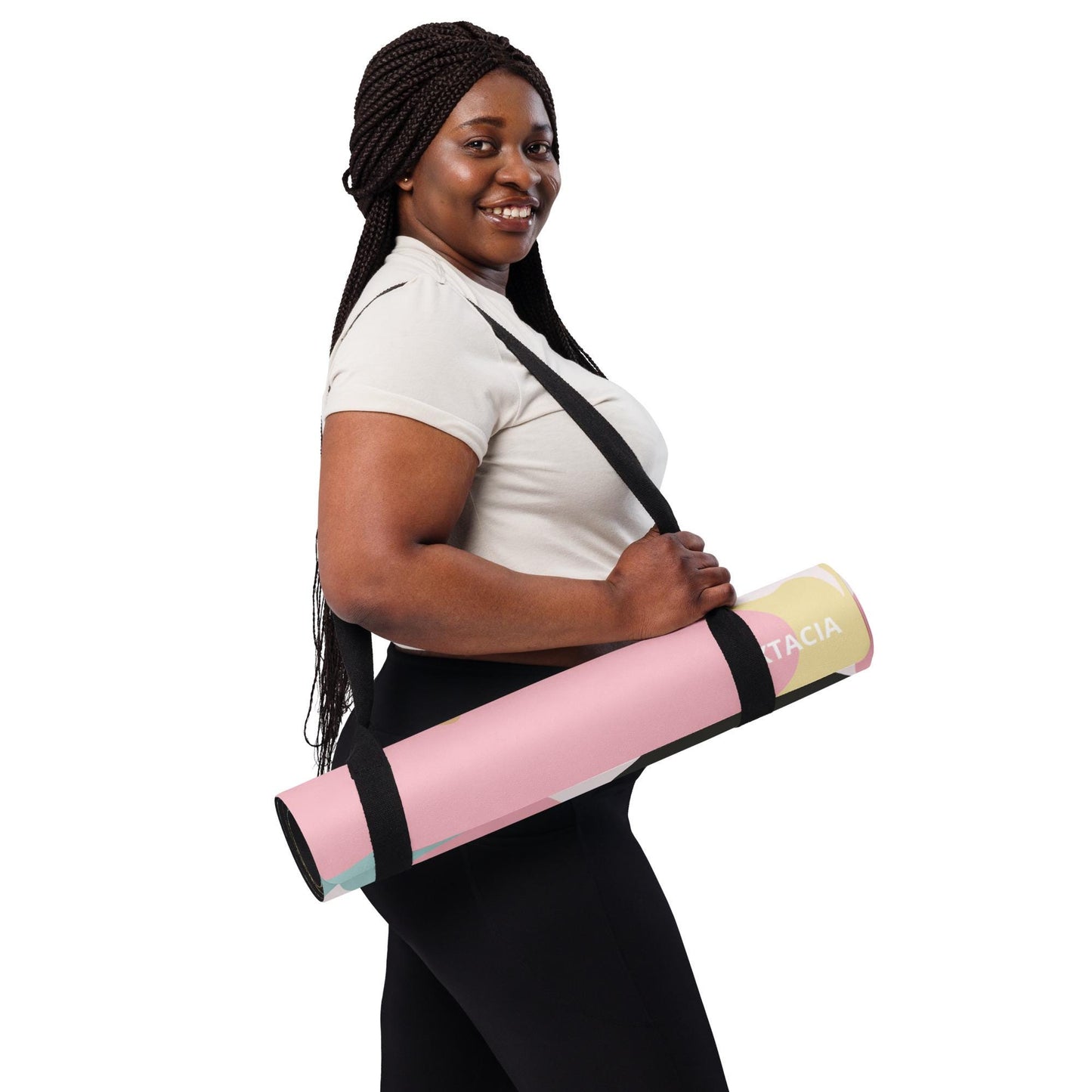 Tapis de sport - Tapis de Yoga - Antidérapant en Microfibre – Léger, Écologique et Durable - Pilates, Fitness, entrainement – cadeau