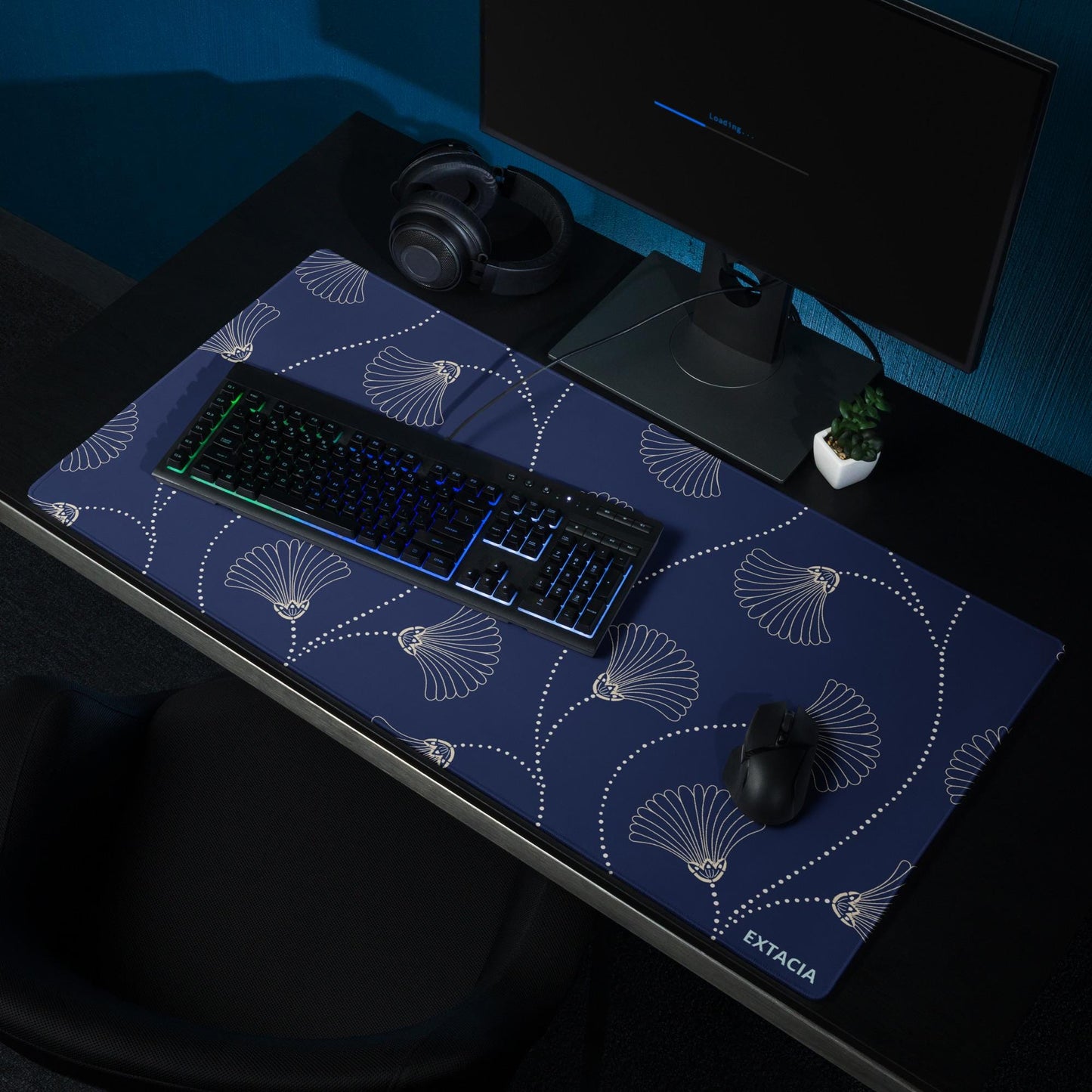 Tapis de Souris Gaming XXL - design minimaliste - surface lisse, base antidérapante, grand format, confortable, durable - Accessoire bureau