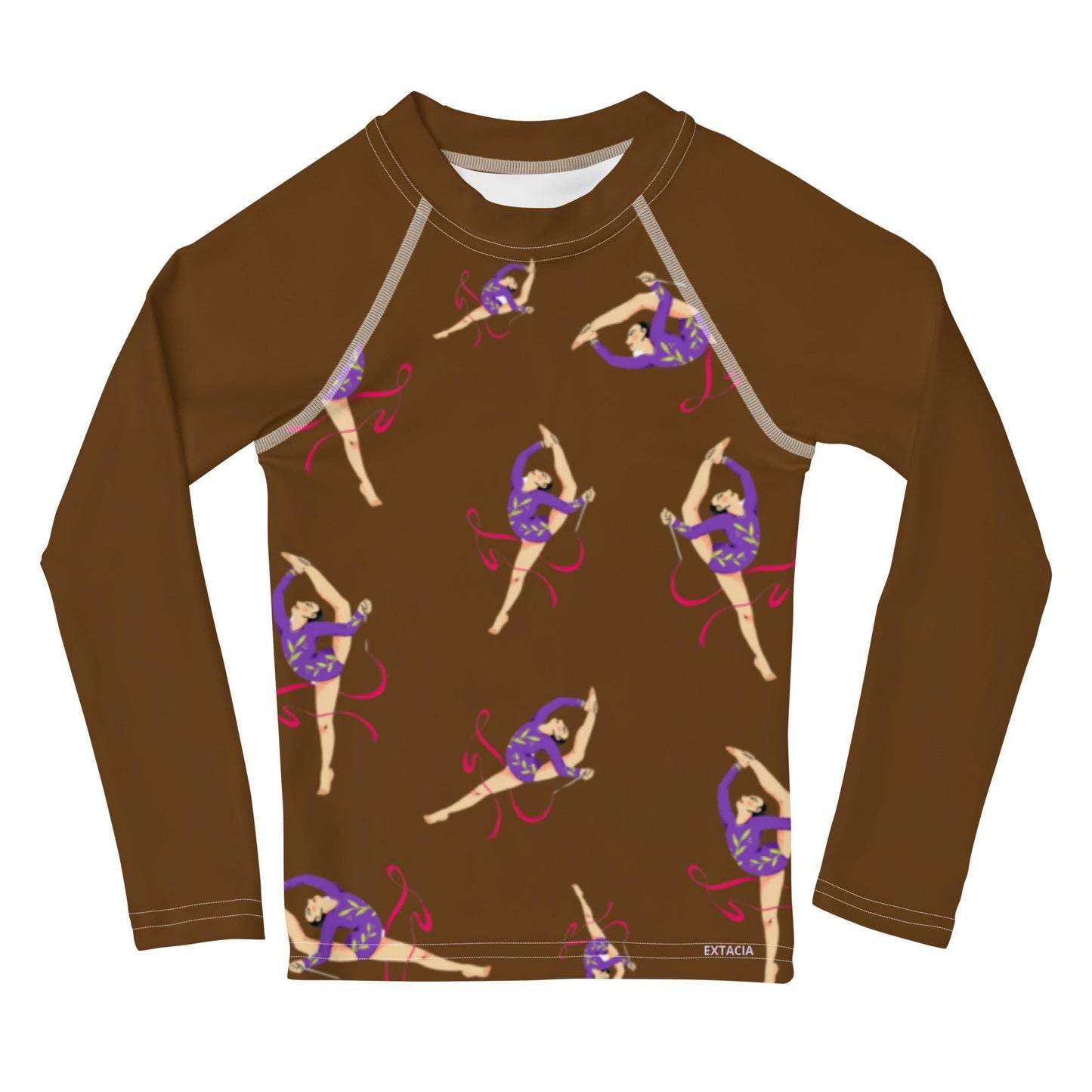 Rash Guard – T-Shirt de Compression pour Bébé et Petite Fille, Séchage Rapide et Protection UV - Natation, nage, Sport, Surf, gymnastique