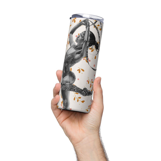 Mug isotherme inox - Gobelet en Acier Inoxydable – Design Danseuse Gymnaste - Mug de Voyage Durable, Étanche - Boissons Chaudes, Froides