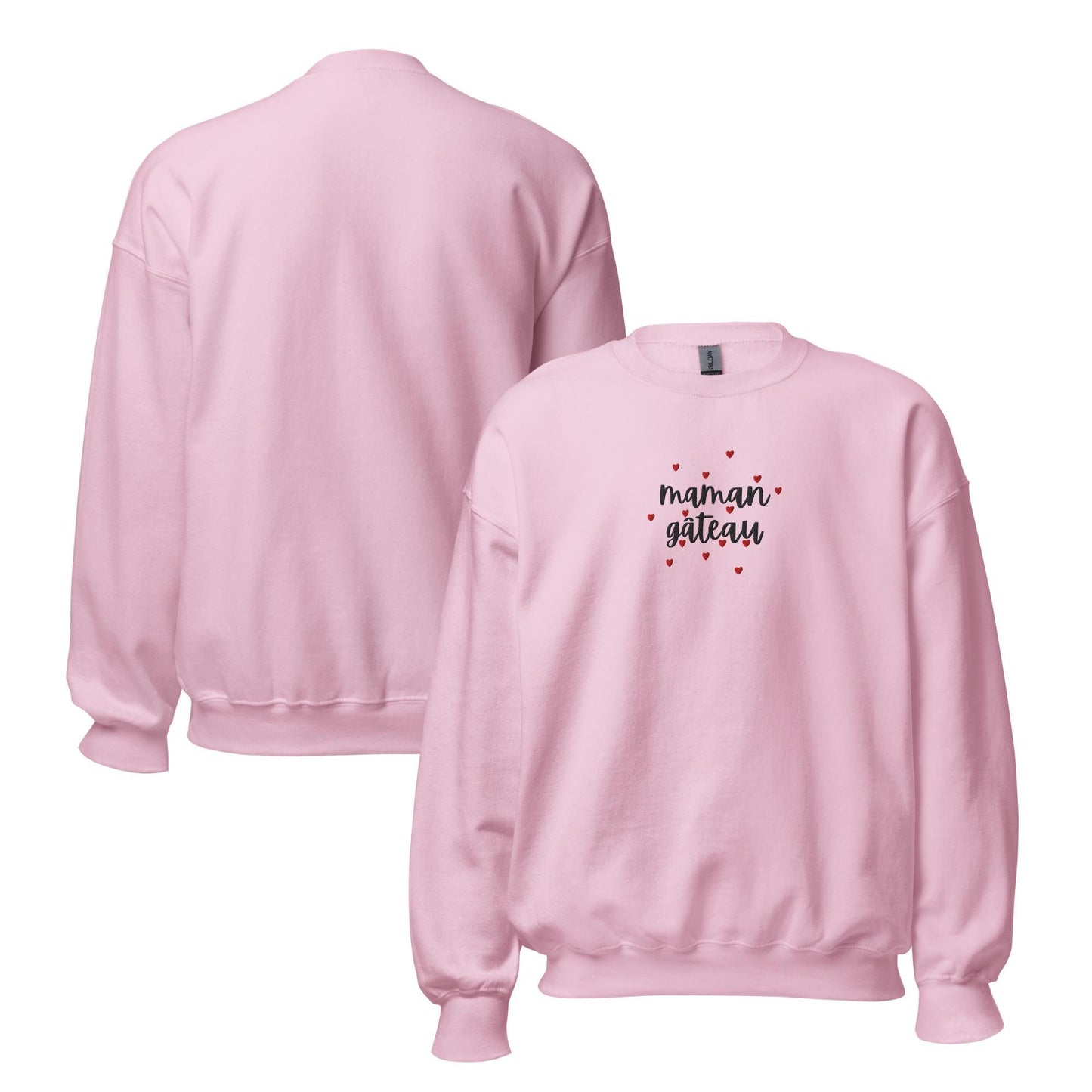 Sweat Minimaliste pour Femme à Col Rond en Coton - Pull Personnalisable, doux, coupe classique, confortable tendance - cadeau d'anniversaire