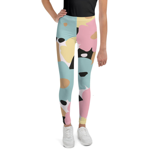 Leggings pour fille ado – pantalon de sport confortable et stretch pour yoga, gym et danse, sport, ballet, école, cadeau - legging