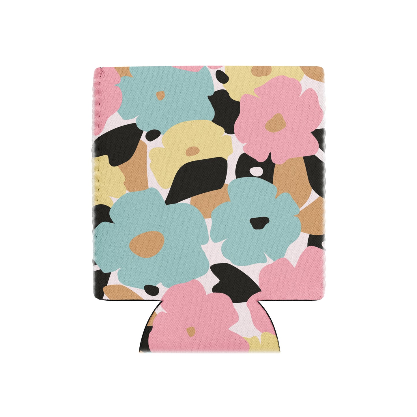 Housse isotherme manchon refroidisseur – fleuri pastel nature minimaliste - regular 12 oz - Canette ou bouteille équipée de la housse – protection anti-condensation et style contemporain