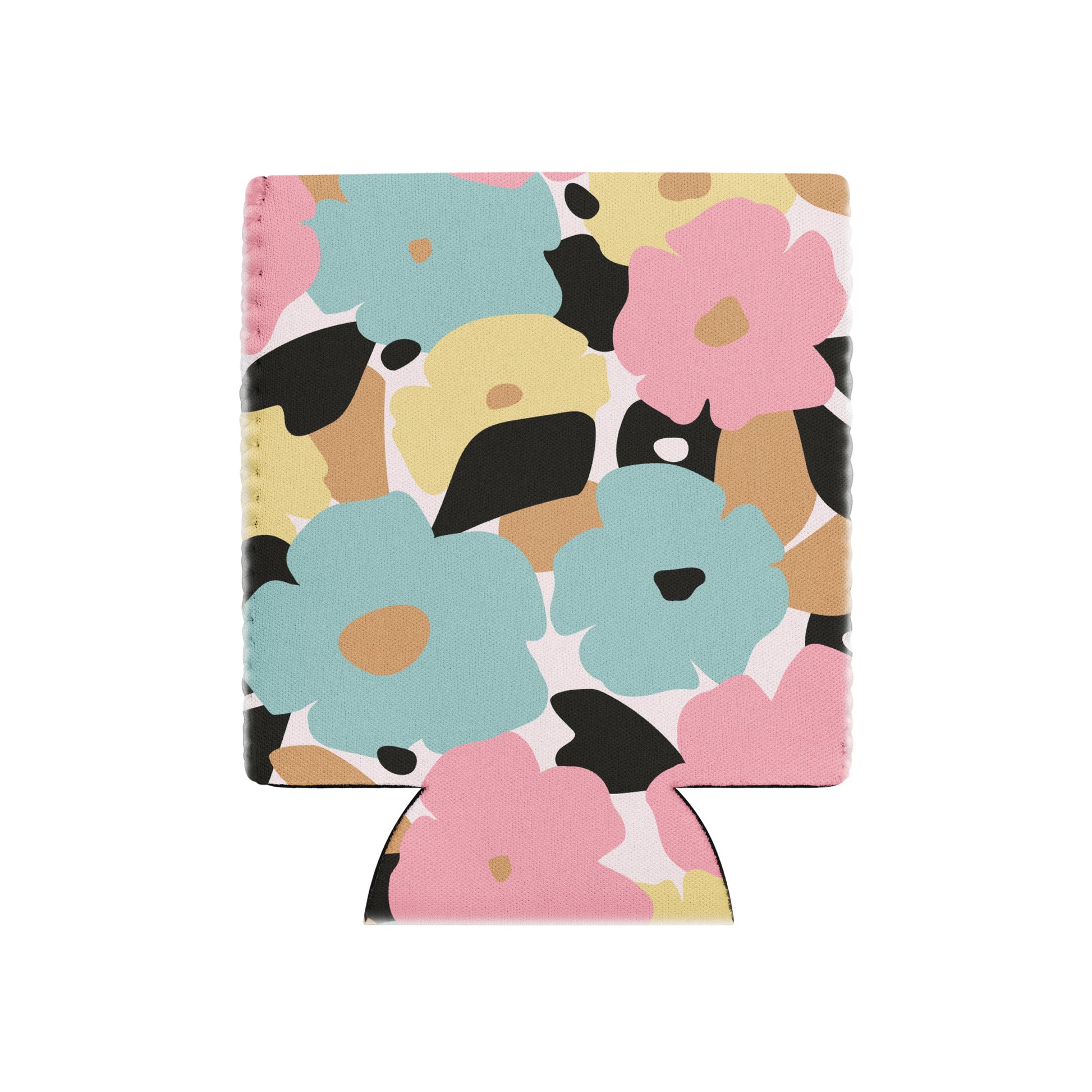 Housse isotherme manchon refroidisseur – fleuri pastel nature minimaliste - regular 12 oz - Canette ou bouteille équipée de la housse – protection anti-condensation et style contemporain