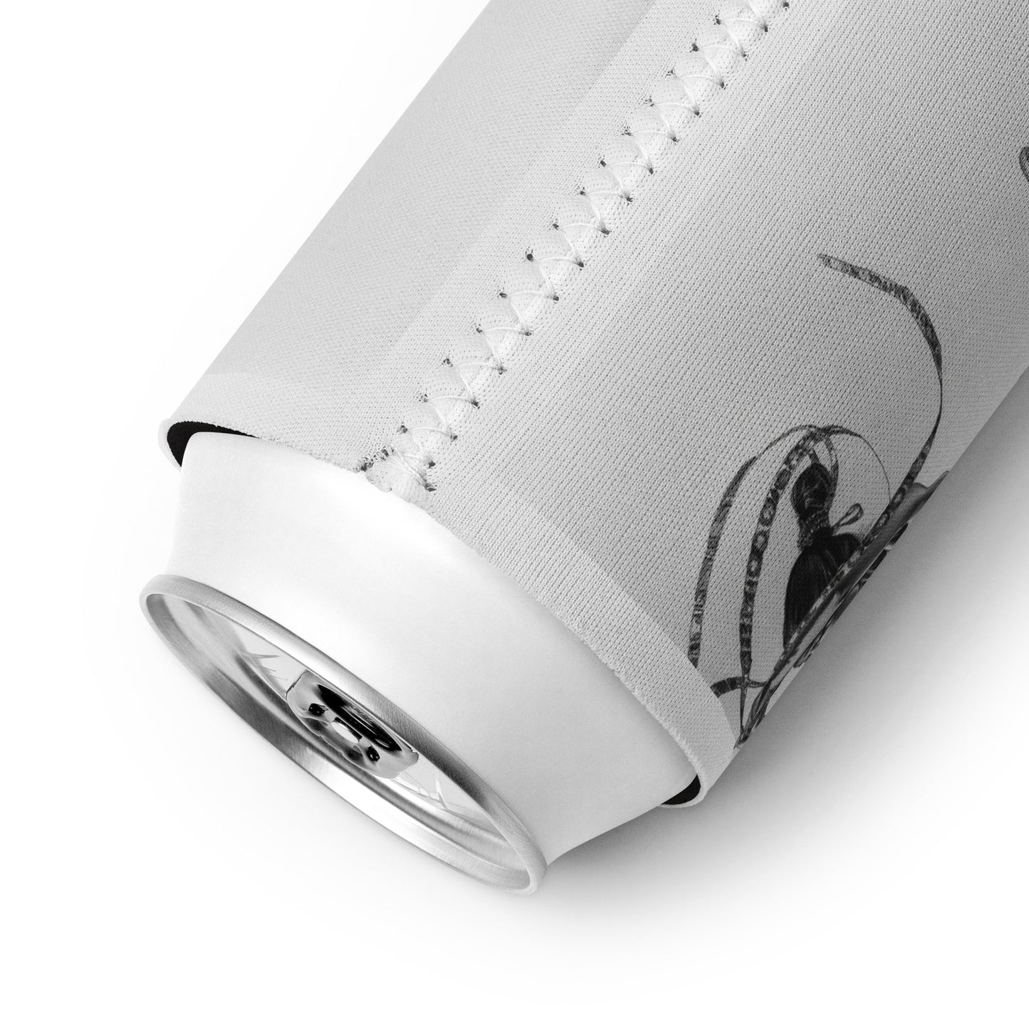 Housse isotherme manchon refroidisseur – gris, motif gymnaste danseuse - regular - dos, finition soignée et couleur design