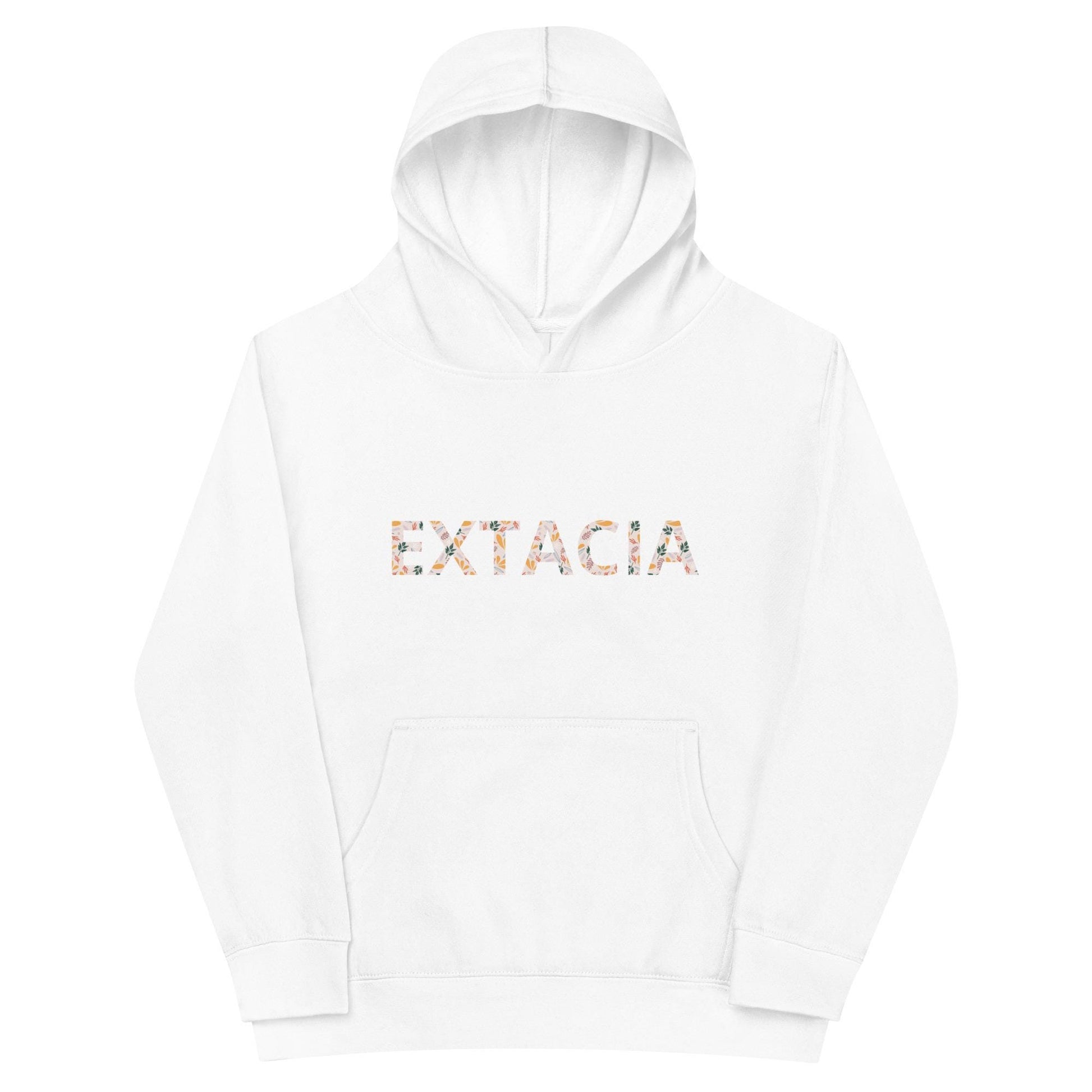 Sweat à capuche petite fille - gris cendre - motif gymnaste danseuse -  blanc - coton-mélange motif imprimé – vue de face, chaud et doux -