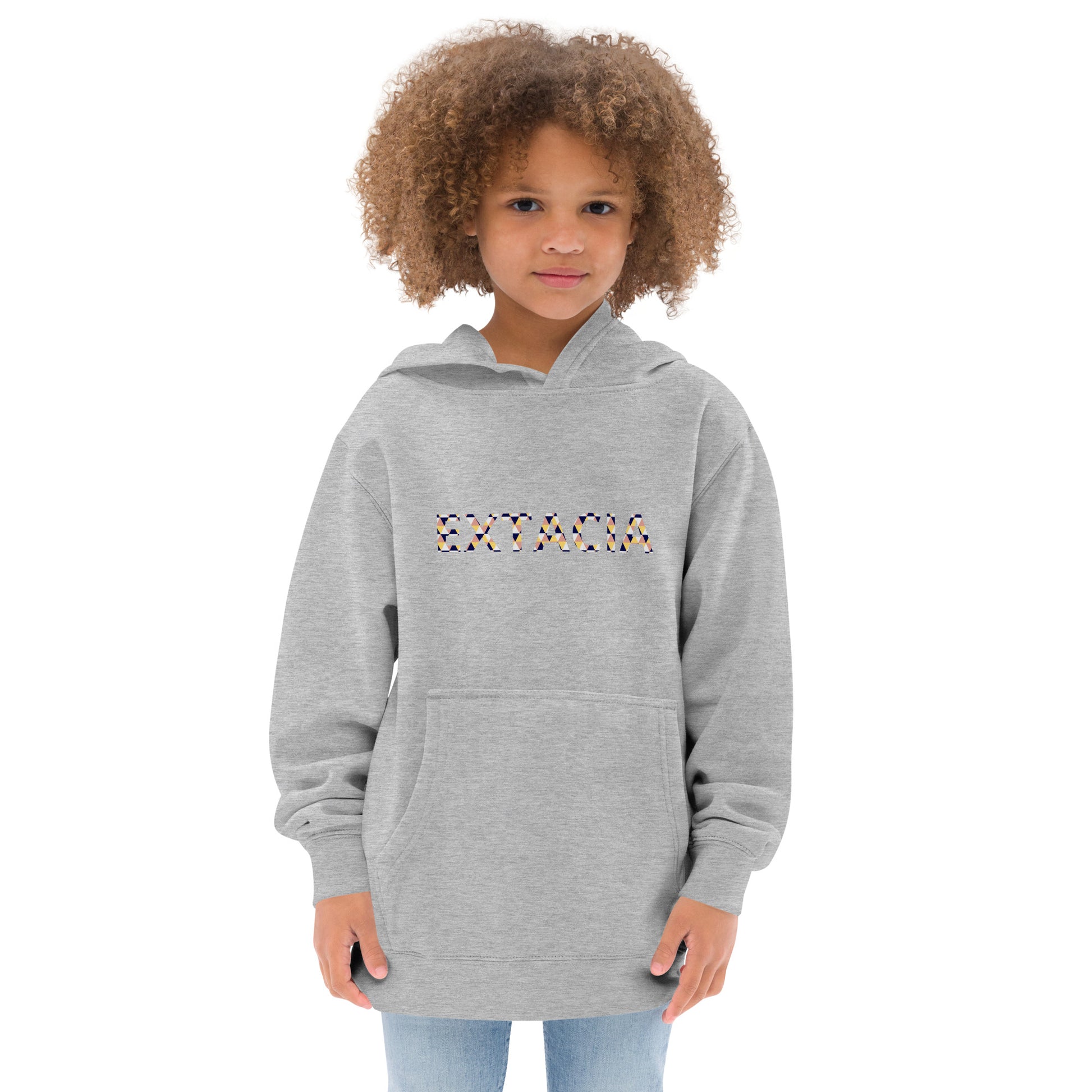 Sweat à capuche petite fille - multi couleur  à rayures - motif gymnaste danseuse -  gris - coton-mélange motif imprimé – Enfant portant le sweat à capuche petite fille – style cocooning et hiver chaleureux