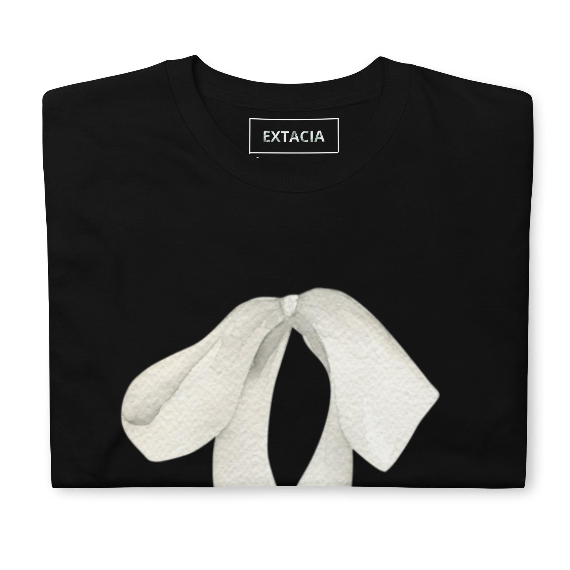 T-shirt femme coton 100% – oued cendré - maman et bébé gâteau - noir - T-shirt en situation – look quotidien léger