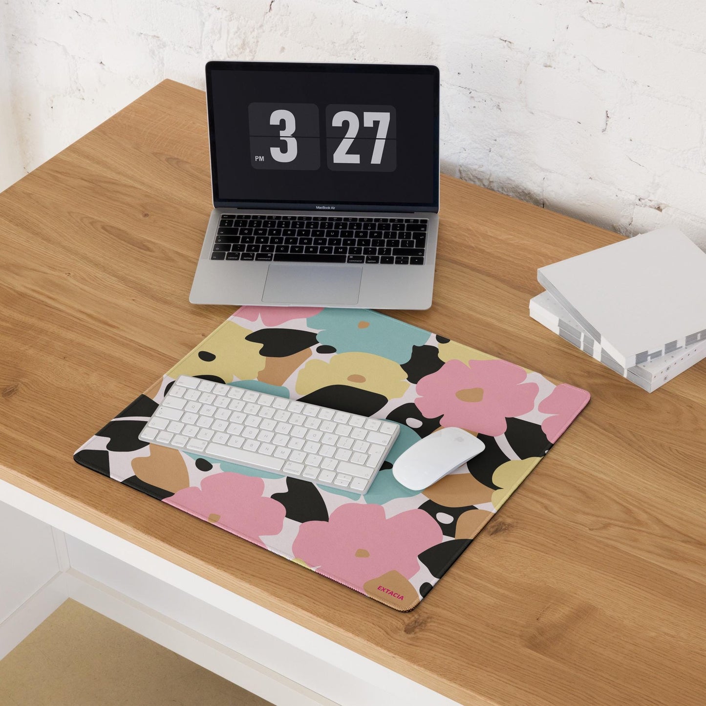Tapis de Souris Gaming XXL - design minimaliste - surface lisse, base antidérapante, grand format, confortable, durable - Accessoire bureau