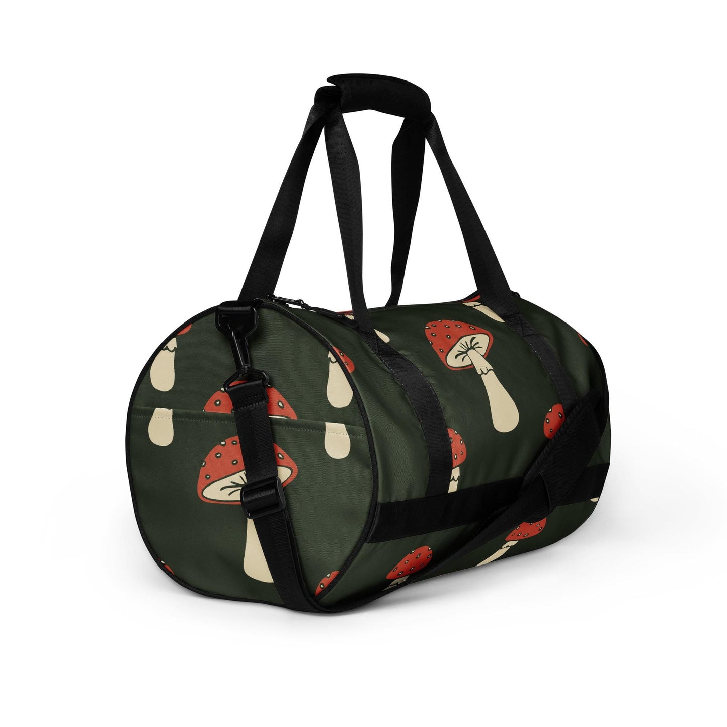 Sac de sport - Sac de Voyage – Léger, Résistant et Spacieux, Idéal pour Gym, Weekends ou Voyages - cadeau - Design Minimaliste Champignons