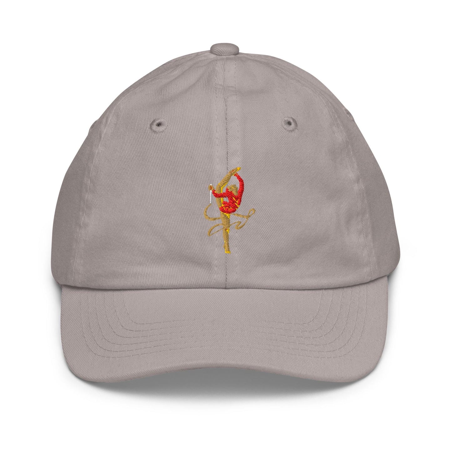 Casquette pour Petite Fille et Bébé - 100% Coton Biologique - Motif brodé - Taille Enfant, accessoire, bio, léger - Design Danseuse Gymnaste
