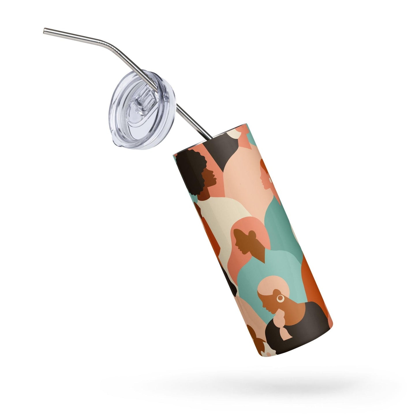 Mug isotherme inox - Gobelet en Acier Inoxydable – Design des Silhouettes Feminines, des Femmes - Mug de Voyage Durable, Étanche - Boissons