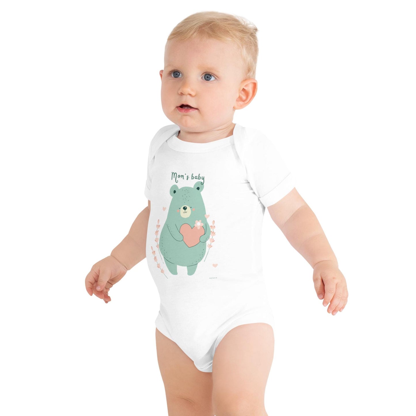 Body Bébé Unisexe 100 % Coton Doux - Manches Courtes et boutons-pression - Personnalisable – Confort et Style pour les Tout-Petits, cadeau