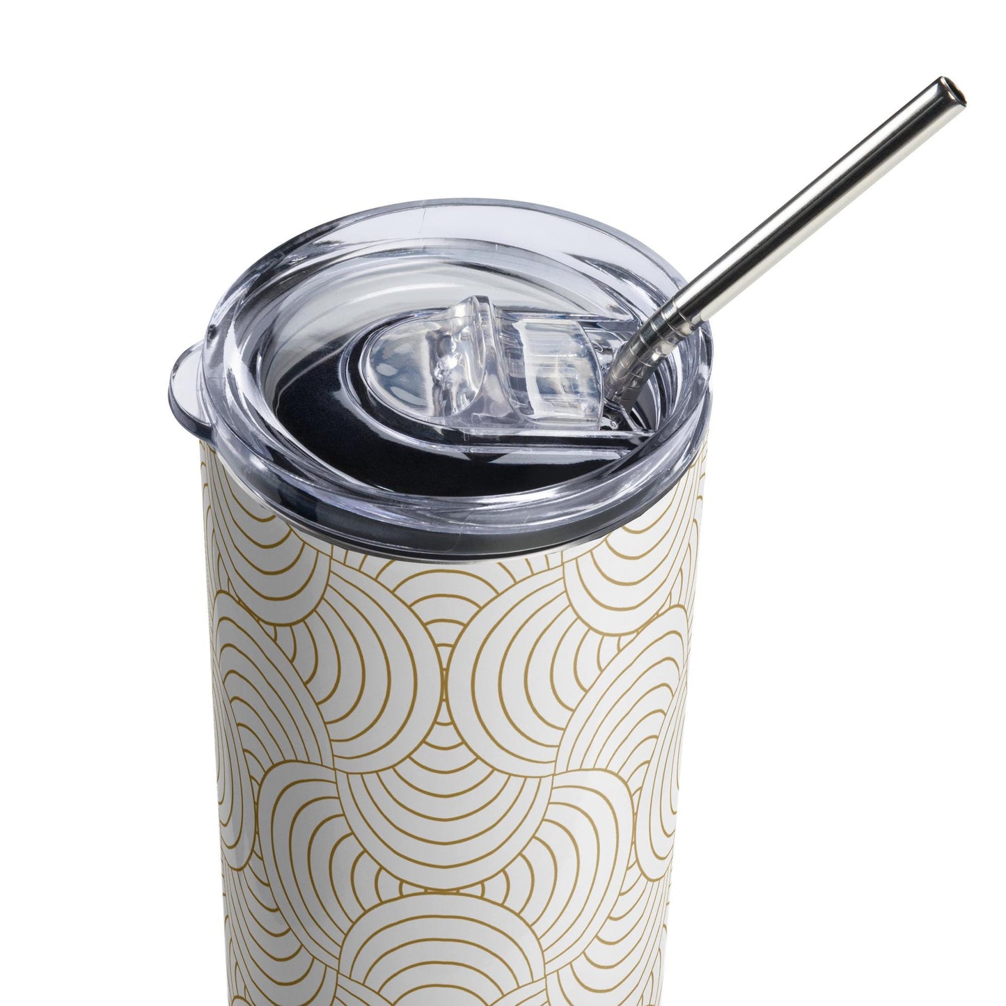 Mug isotherme inox - Design Graphique - Gobelet Acier Inoxydable – Mug de Voyage Durable, Étanche, Élégant - Boisson Chaude et Froide, Café
