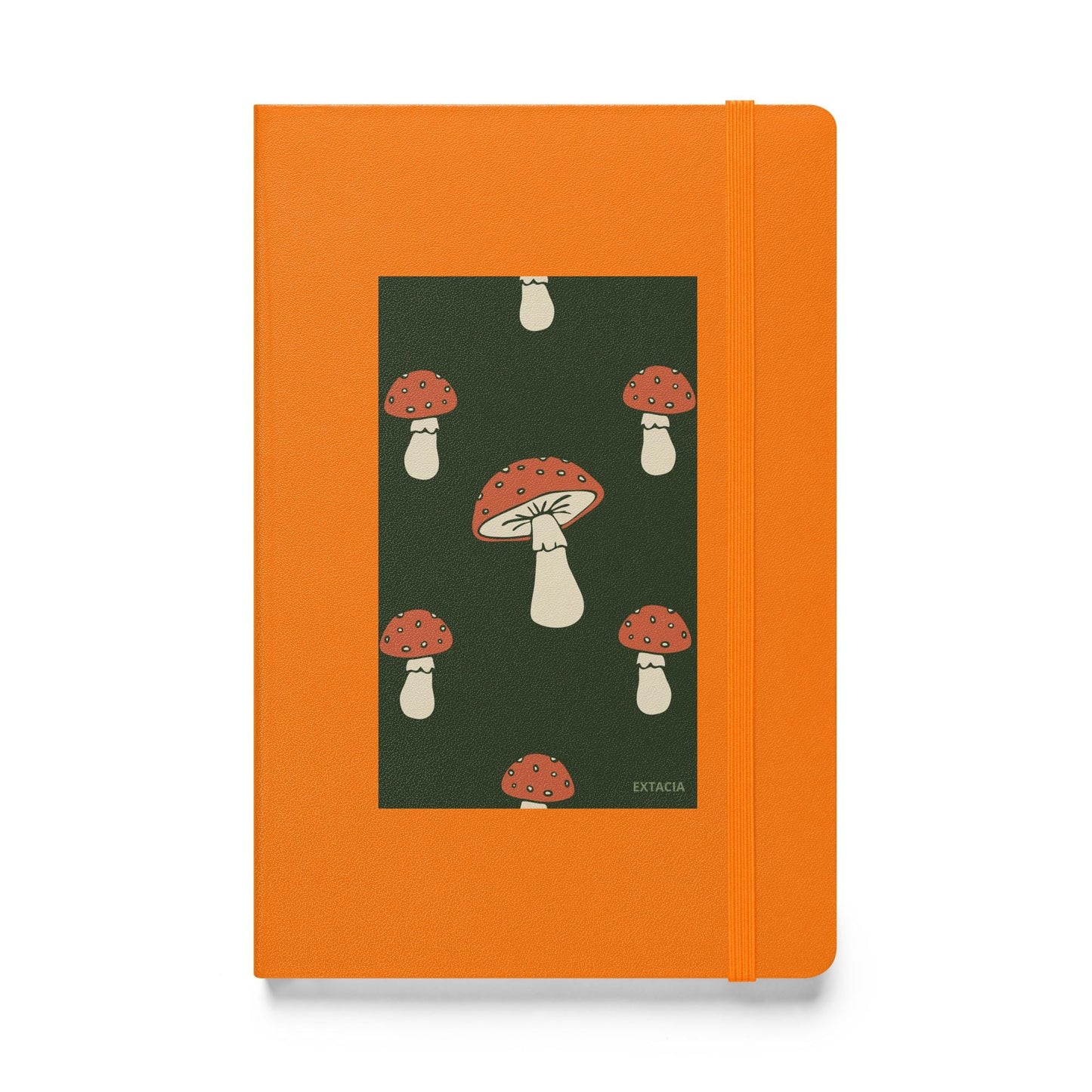 Carnet Journal à Couverture Rigide avec illustration Champignos - Notebook pour écriture dessin organisation, papeterie créative - cadeau