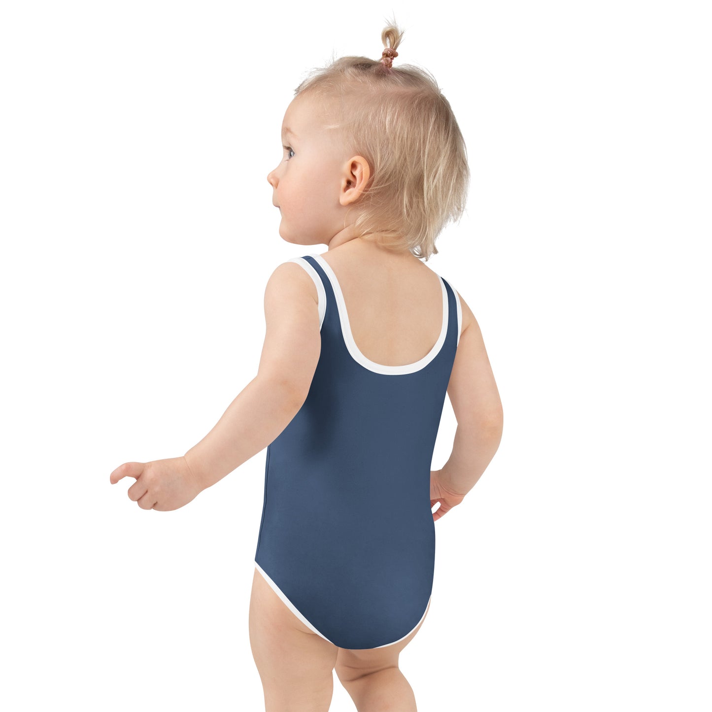 Maillot de bain 1 pièce pour petite fille – Bleu Cello – Confort, maintien & séchage rapide