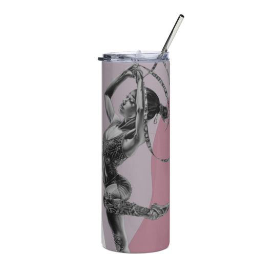 Mug isotherme inox - Gobelet en Acier Inoxydable – Design Danseuse Gymnaste - Mug de Voyage Durable, Étanche - Boissons Chaudes, Froides