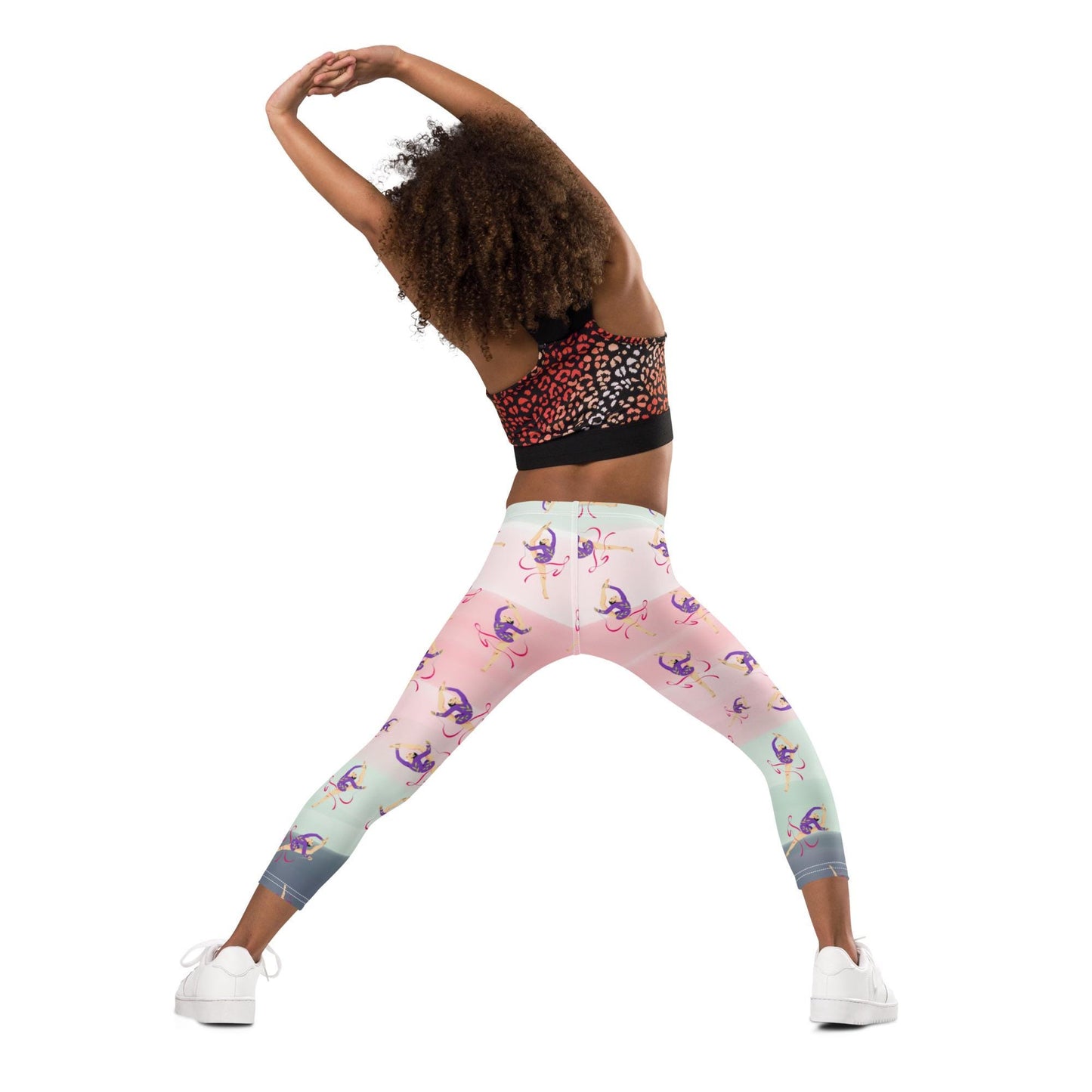 Leggings Bébé et Petite Fille  - Confortable, Doux et Extensible - quotidien, sport, urbain, école, cadeau – Design Danseuse Gymnaste