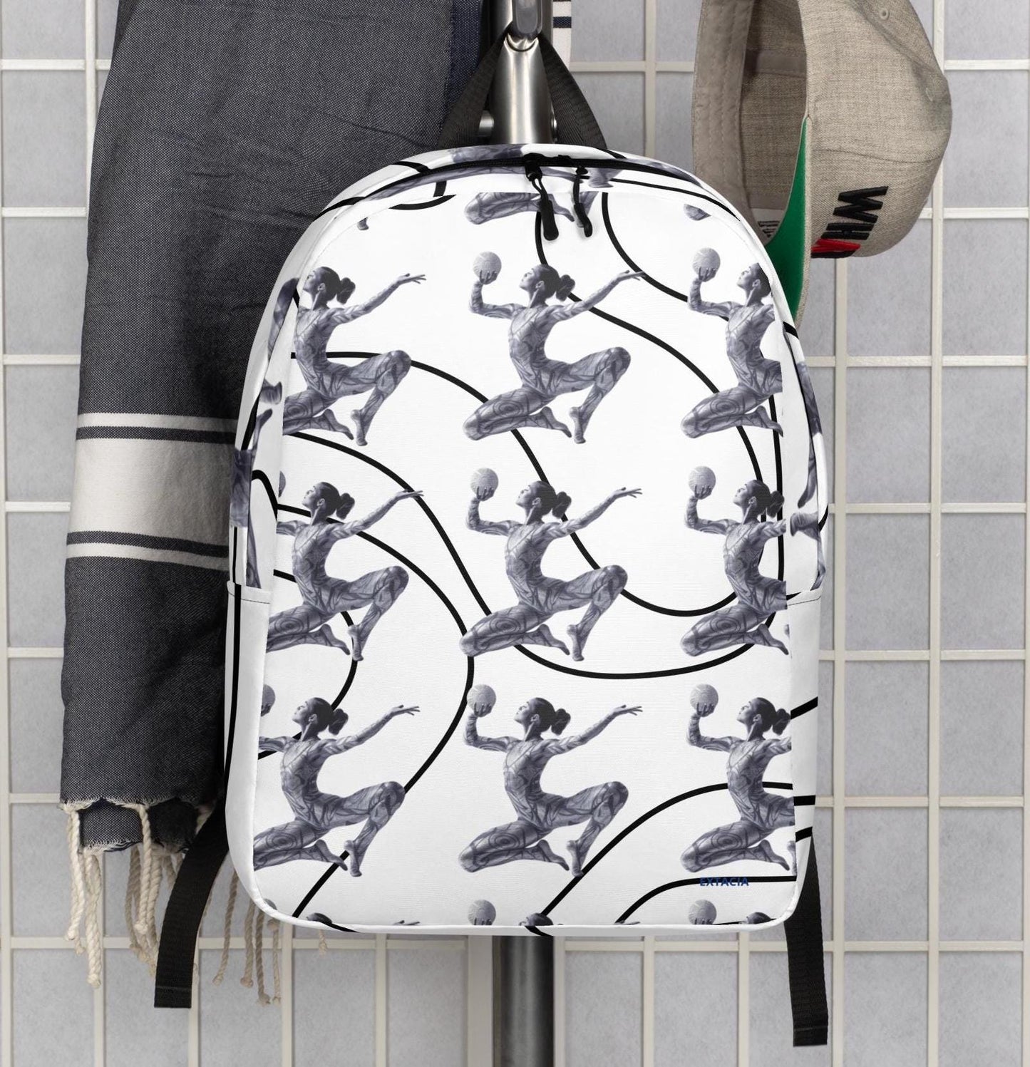 Sac à dos minimaliste - Léger, Spacieux et Résistant - Voyages, École, Sport, Ordinateur, Gym, cadeau design thème Gymnaste, danseuse