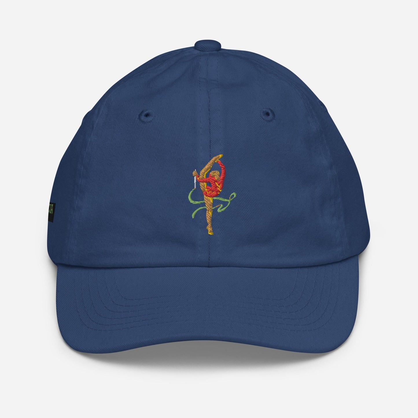 Casquette pour Petite Fille et Bébé - 100% Coton Biologique - Motif brodé - Taille Enfant, accessoire, bio, léger - Design Danseuse Gymnaste