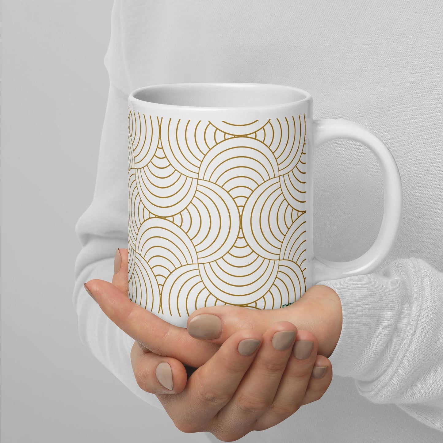 Mug en Céramique – 11, 15 et 20 oz - Tasse Design et Élégante -  Design Graphique - Personnalisable - cadeau, bureau, déco cuisine