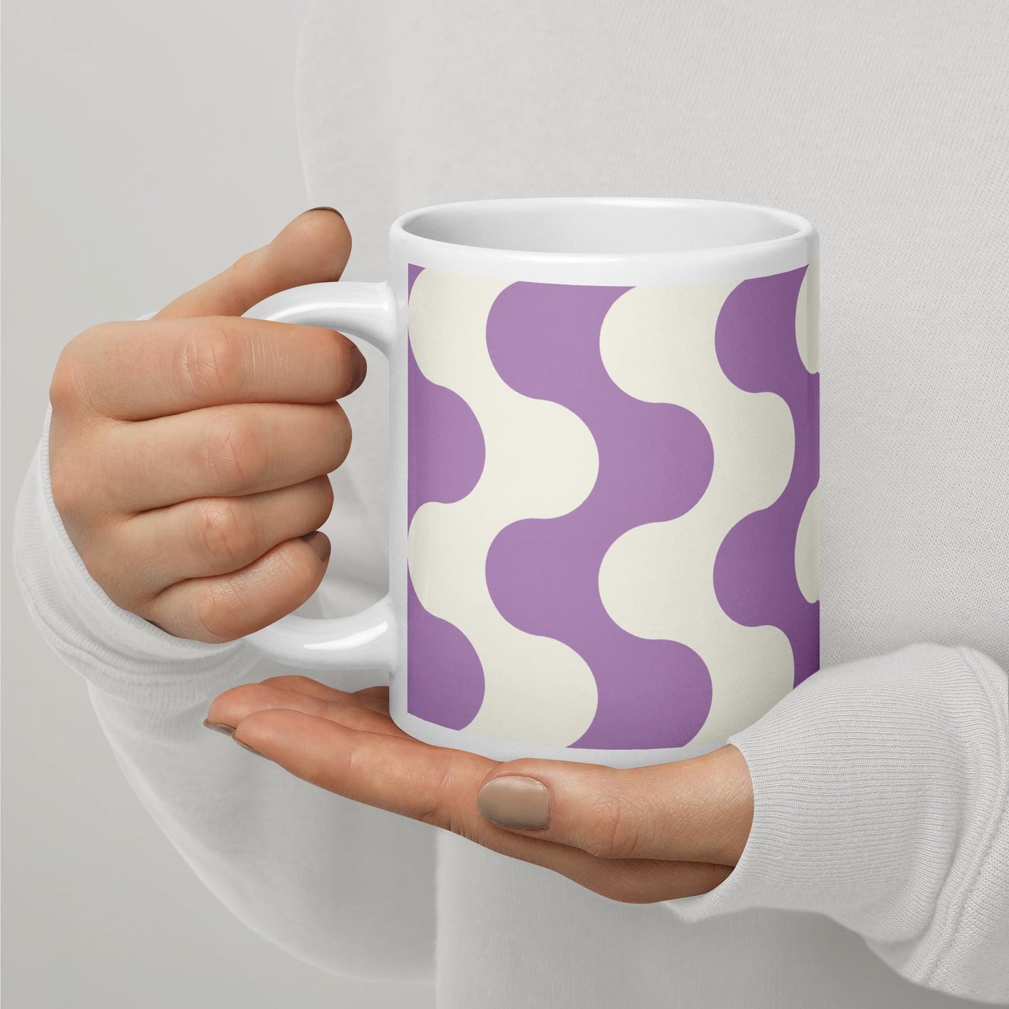 Mug en Céramique – 11, 15 et 20 oz - Tasse Design et Élégante -  Design Graphique - Personnalisable - cadeau, bureau, déco cuisine