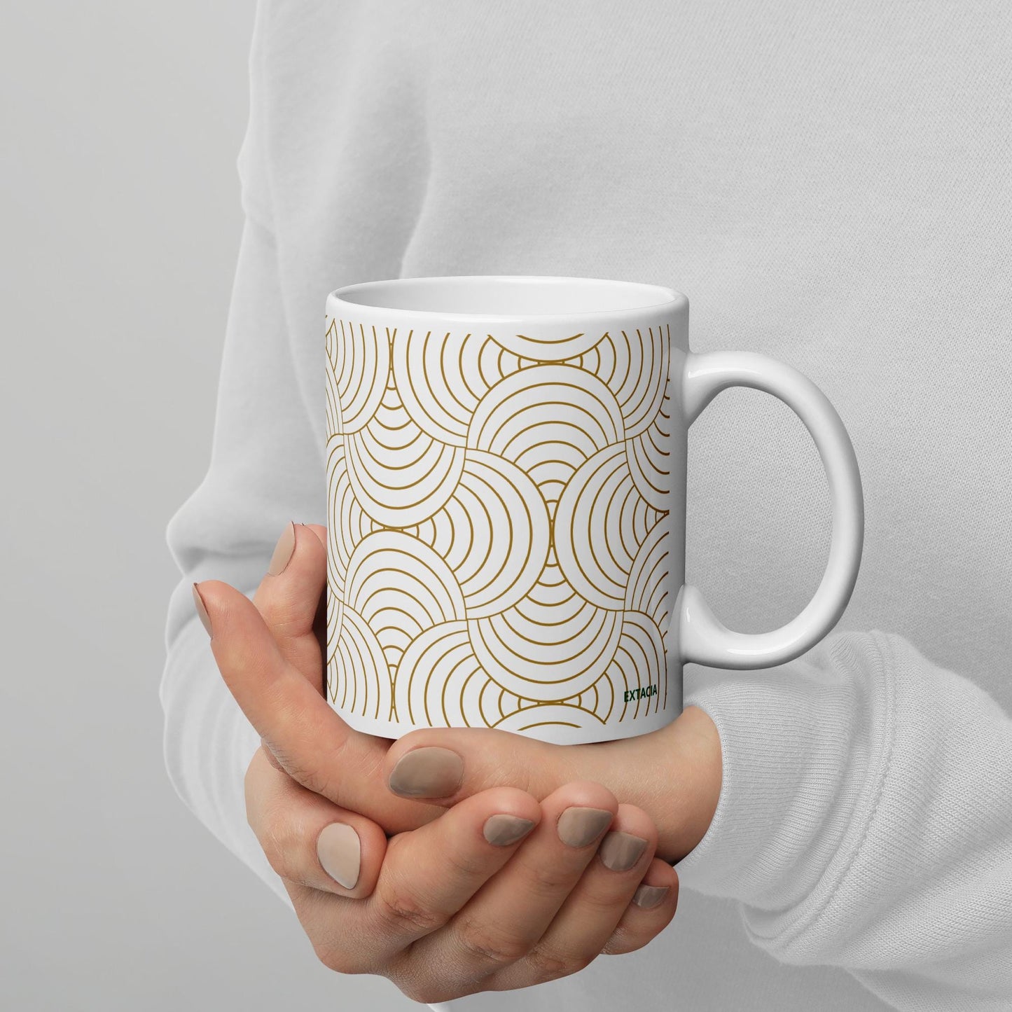 Mug en Céramique – 11, 15 et 20 oz - Tasse Design et Élégante -  Design Graphique - Personnalisable - cadeau, bureau, déco cuisine