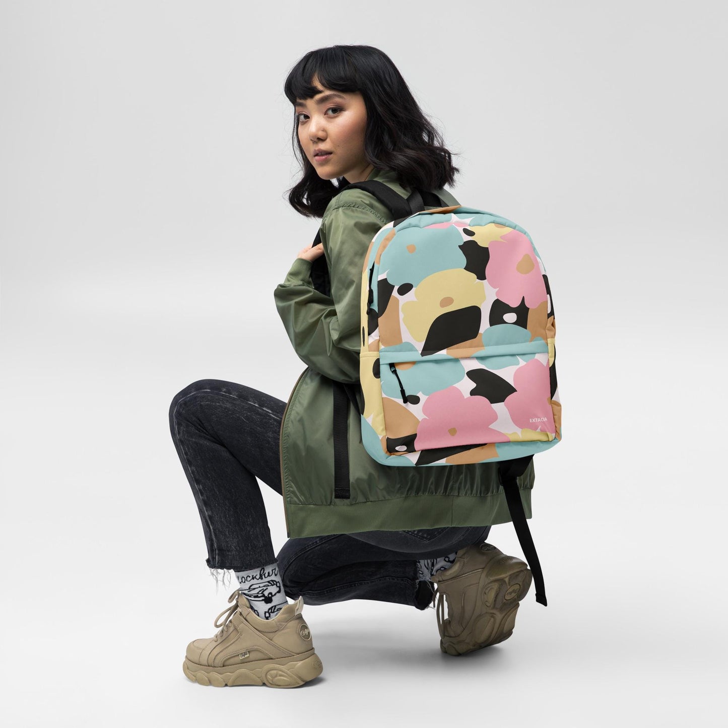Sac à dos - Léger, Spacieux et Résistant - design minimaliste - pour Voyages, Études, Sport, Ordinateur, Gym, cadeau, anniversaire, école