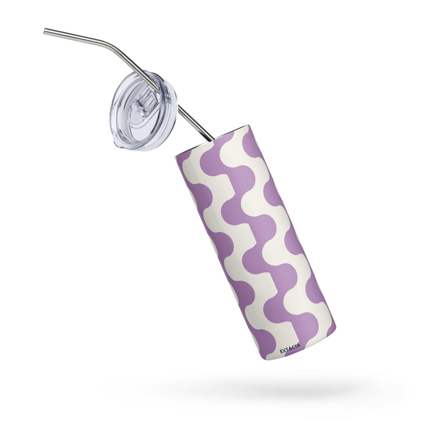 Mug isotherme inox - Design Graphique - Gobelet en Acier Inoxydable – Mug de Voyage Durable, Étanche - Boisson Chaude et Froide, Café