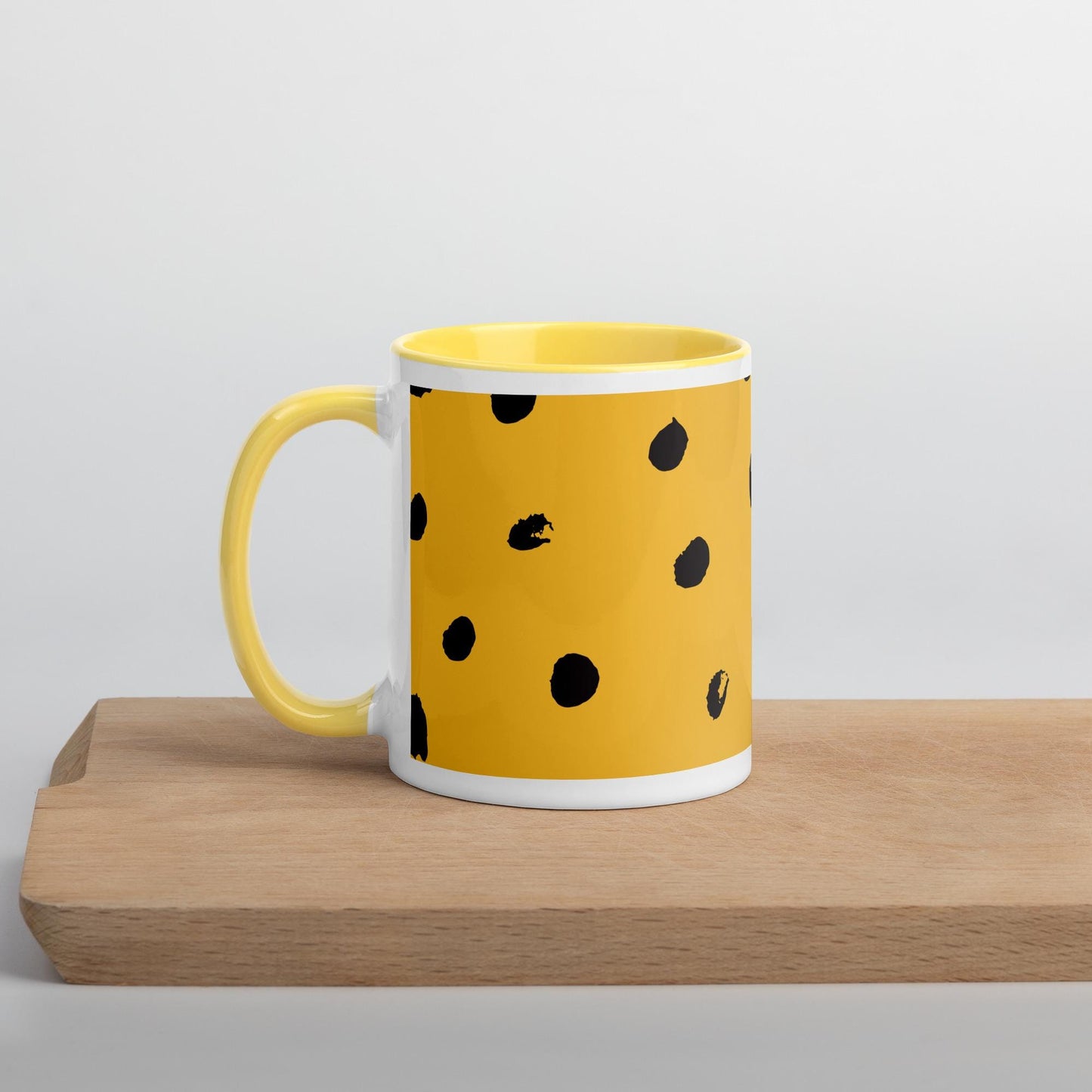 Mug à Intérieur Coloré – Tasse en Céramique Élégante - Design imprimé animal - Café, Thé ou Chocolat Chaud - cuisine, cadeau, bureau