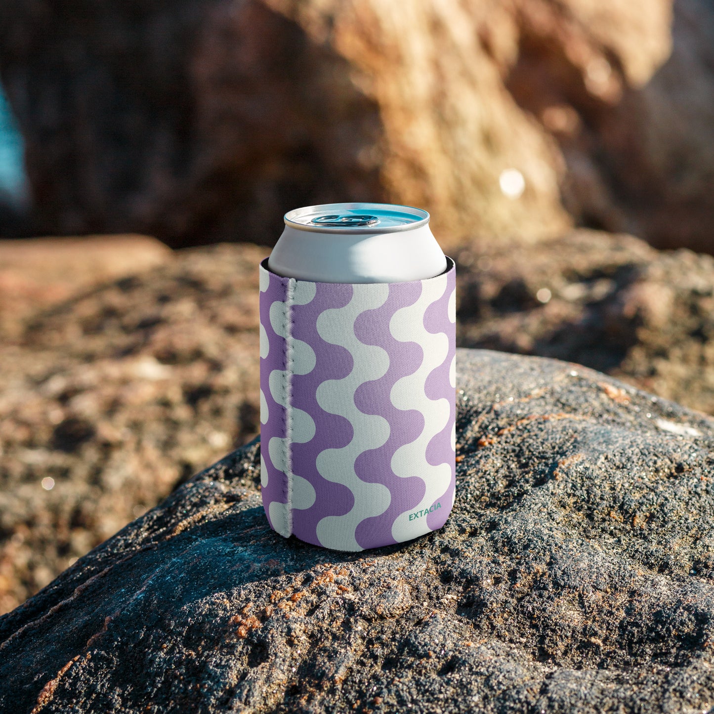 Housse isotherme manchon refroidisseur – Blanc & Violet – protection anti-condensation – Graphique