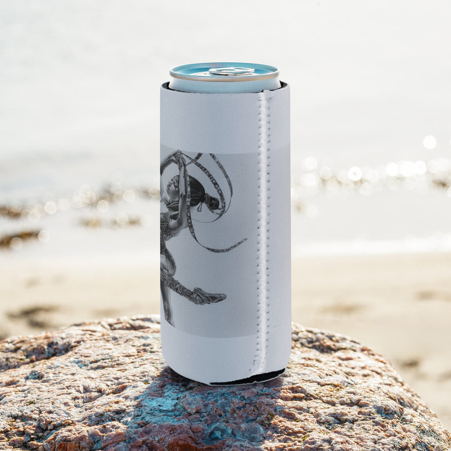 Housse isotherme manchon refroidisseur – Gris – protection anti-condensation – Motif Gymnaste Danseuse