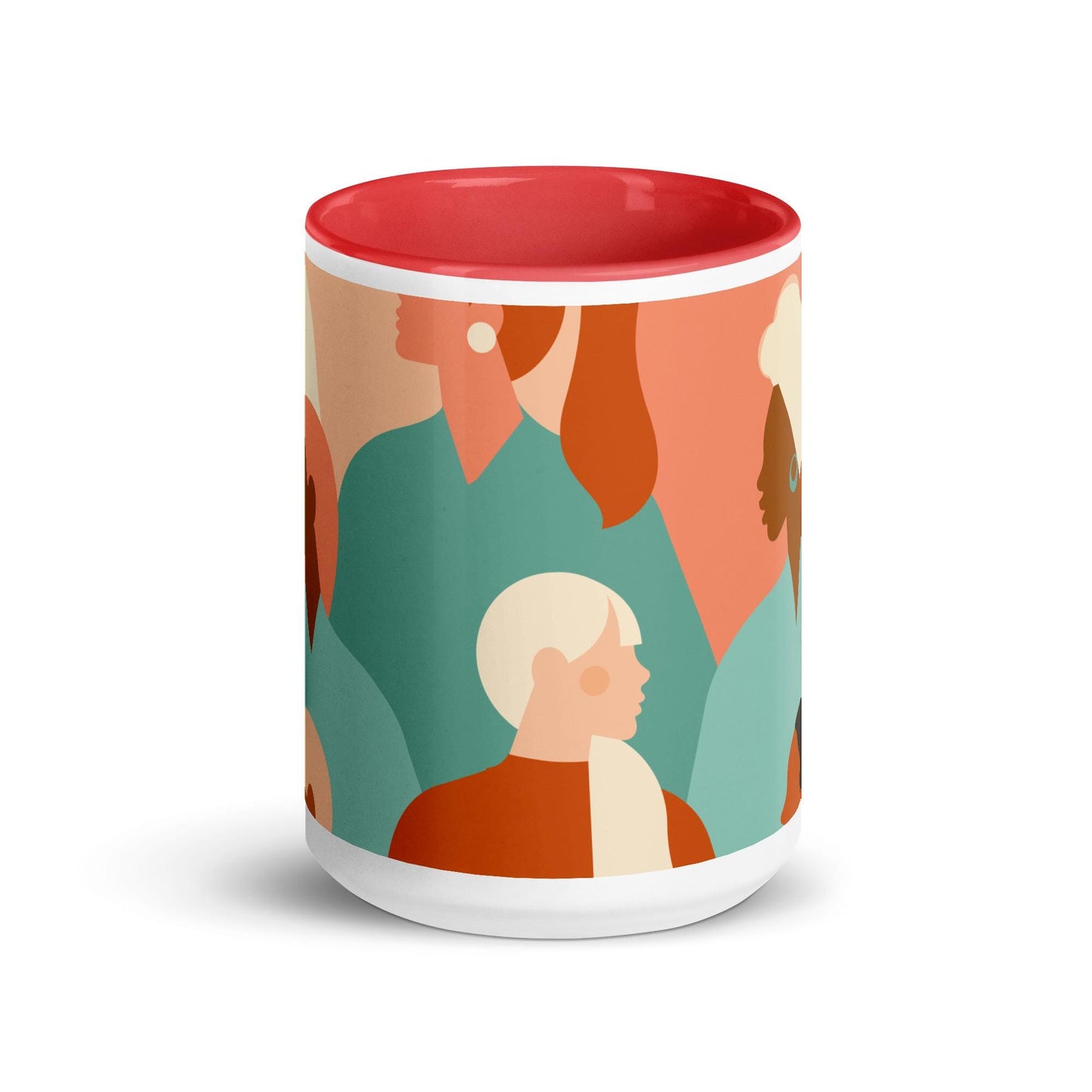 Mug à Intérieur Coloré – Tasse en Céramique Élégante, Idéale pour Café, Thé ou Chocolat Chaud - cuisine, cadeau, Noël, anniversaire, bureau