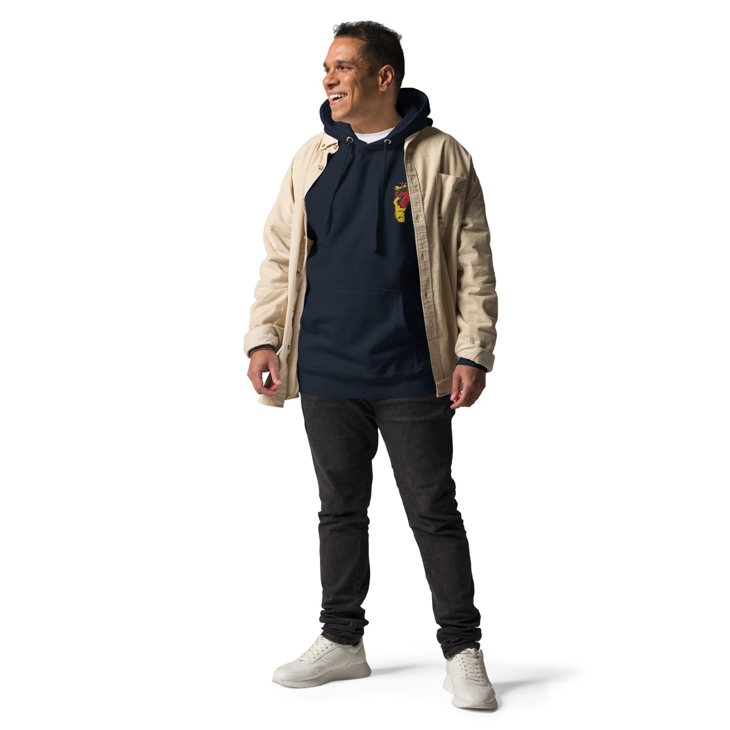 Sweat à capuche pour homme – 100% coton, doux et confortable, motif brodé – Coeur Déjà Pris