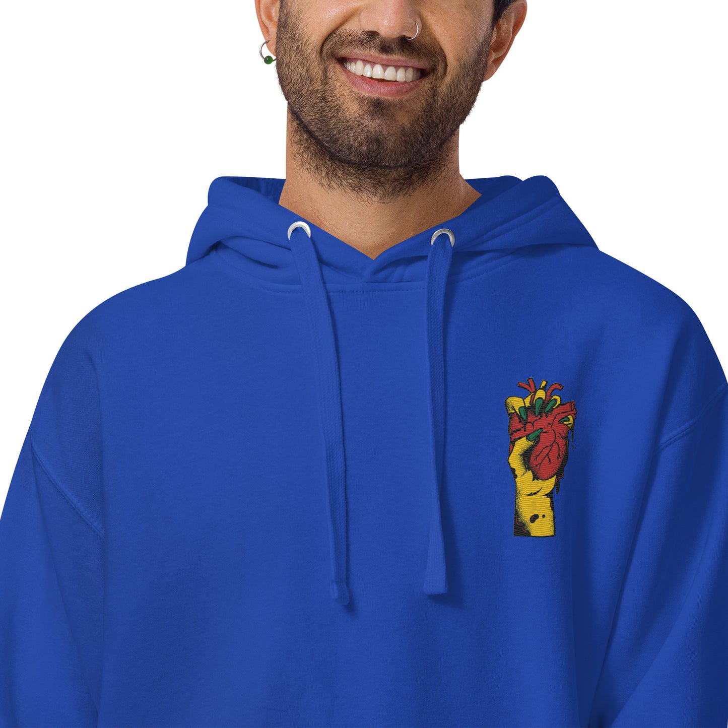 Sweat à capuche pour homme – 100% coton, doux et confortable, motif brodé – Coeur Déjà Pris