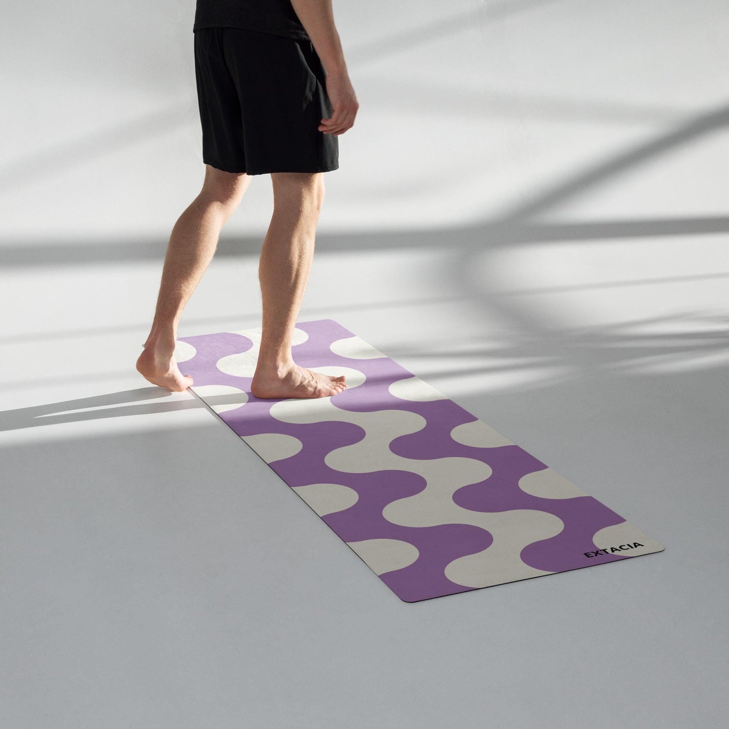 Tapis de sport - Tapis de Yoga - Antidérapant en Microfibre – Léger, Écologique et Durable - Pilates, Fitness, entrainement – cadeau