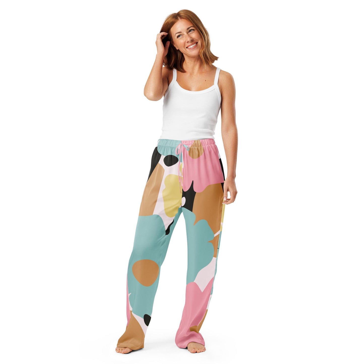 Pantalon de Pyjama pour Femme – Pantalon de nuit taille haute - Confort, Douillet  – Idée Cadeau Parfaite d'anniversaire, Fête des mères