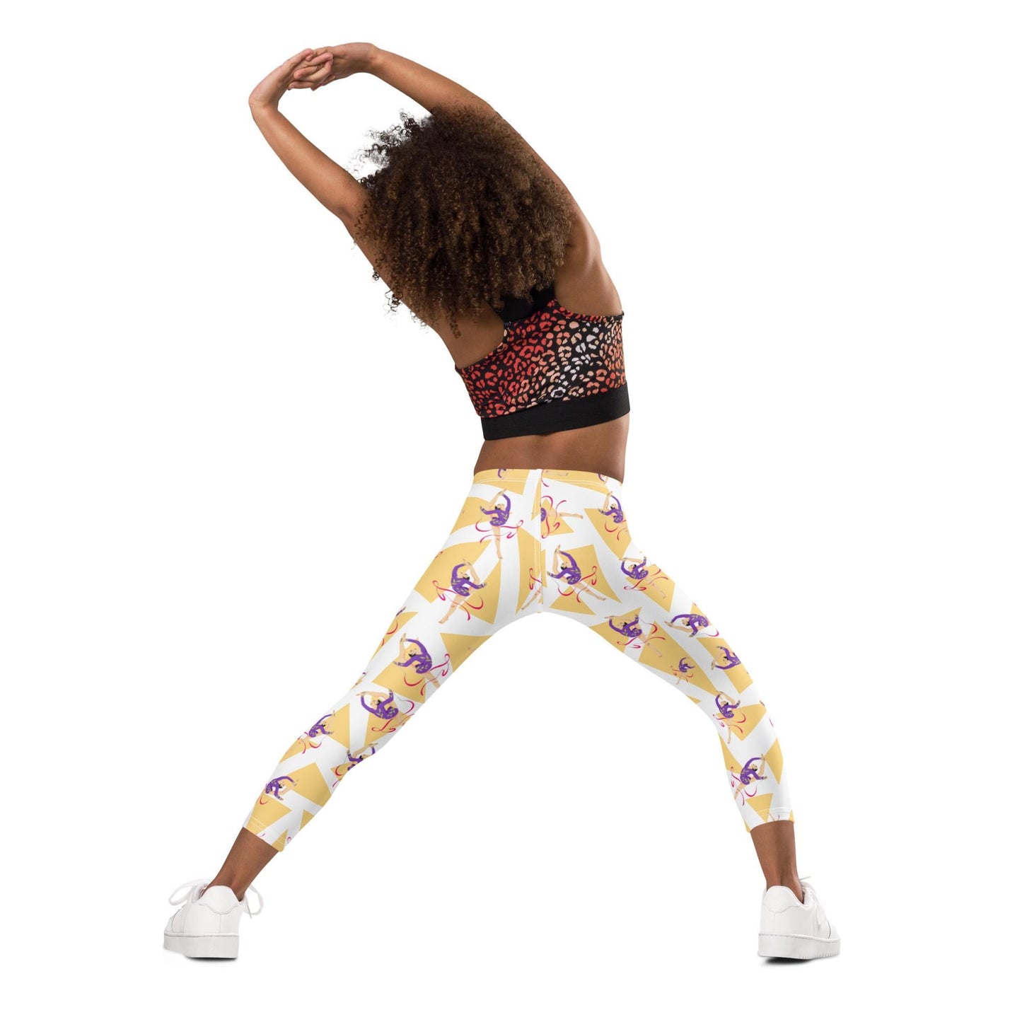 Leggings Bébé et Petite Fille  - Confortable, Doux et Extensible - quotidien, sport, urbain, école, cadeau – Design Danseuse Gymnaste