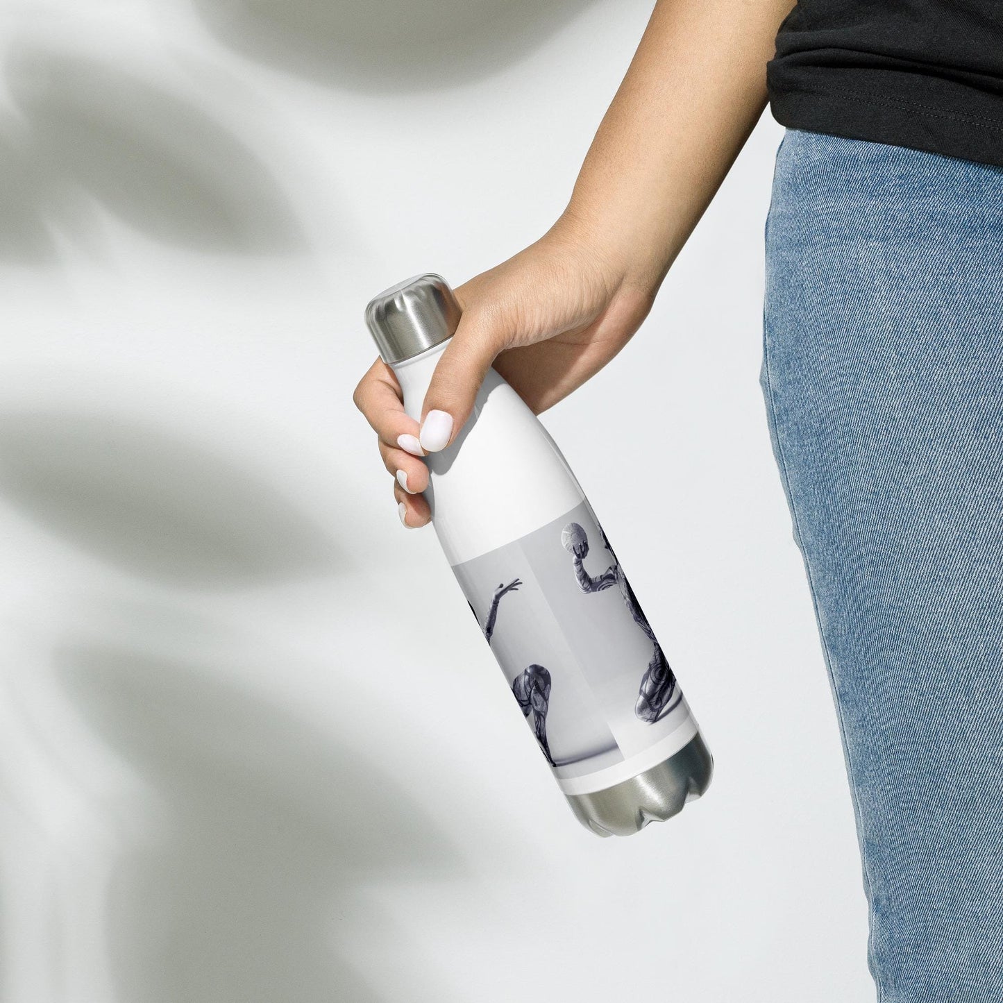 Bouteille en Inox - Gourde Étanche Isotherme en Acier Inoxydable – Design Danseuse Gymnaste - Durable – Bureau, Sport, Camping Randonnée