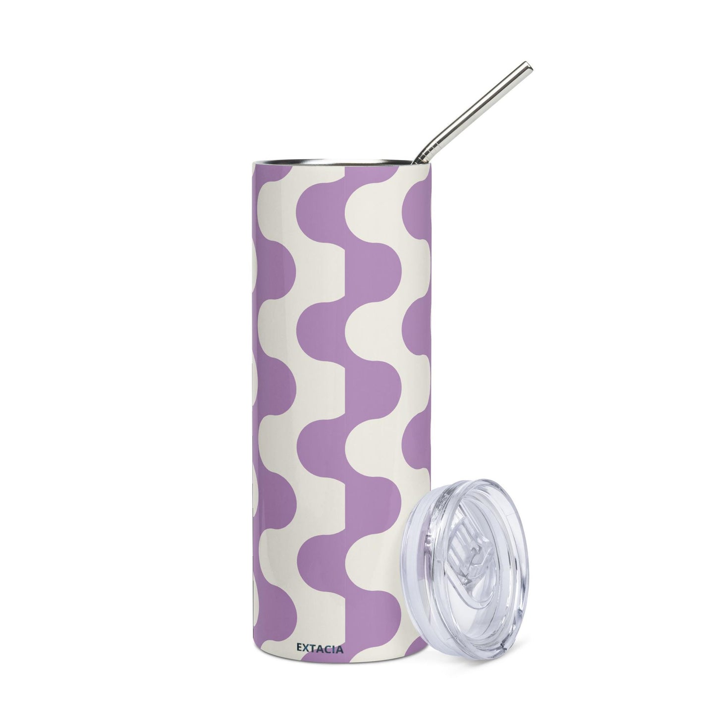 Mug isotherme inox - Design Graphique - Gobelet en Acier Inoxydable – Mug de Voyage Durable, Étanche - Boisson Chaude et Froide, Café