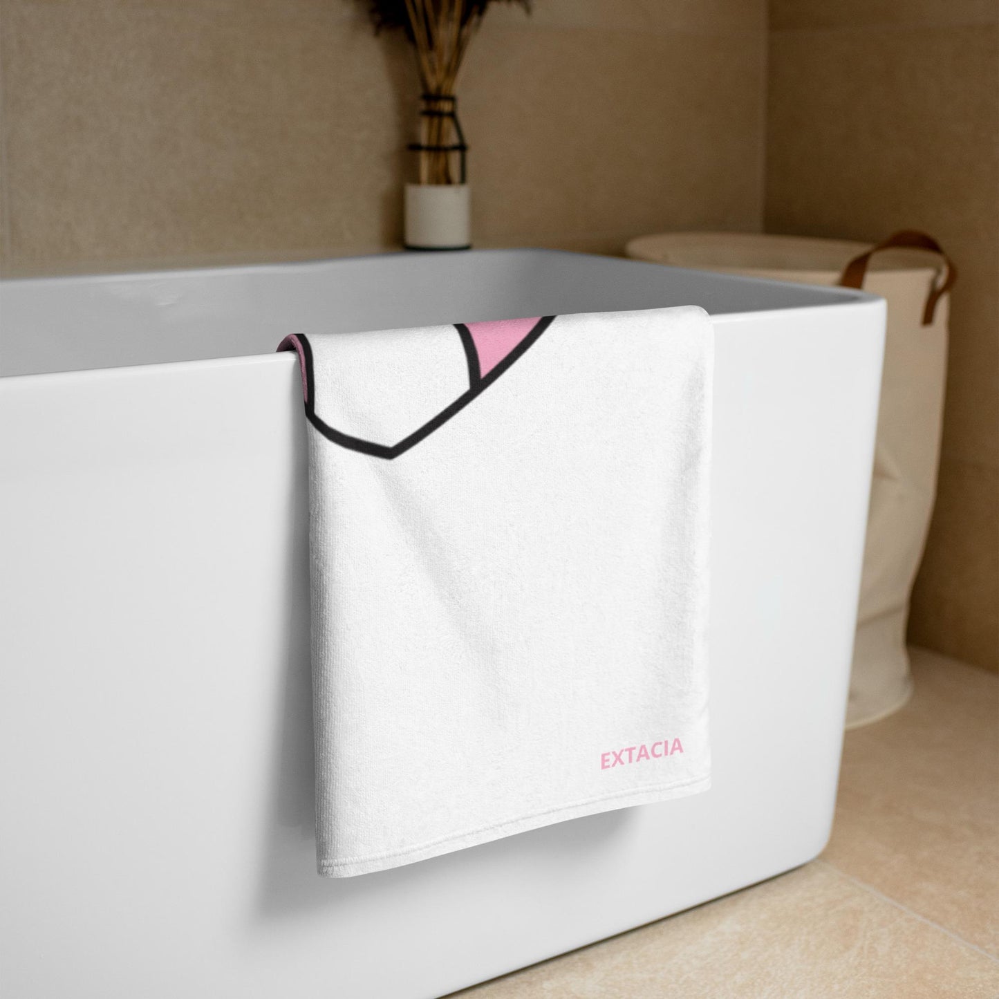 Serviette de Bain et de Plage en Coton - Douce, Absorbante, Compacte - Voyage, Sport, Piscine surf cadeau anniversaire, Design Patte de Chat