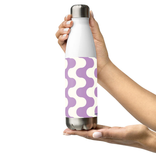 Bouteille en Inox - Gourde Étanche Isotherme en Acier Inoxydable – Design Graphique - Durable – Bureau, Sport, Camping, Randonnée, cadeau